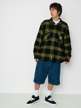 Cămașă Polar Skate Mike Flannel (black/army green)