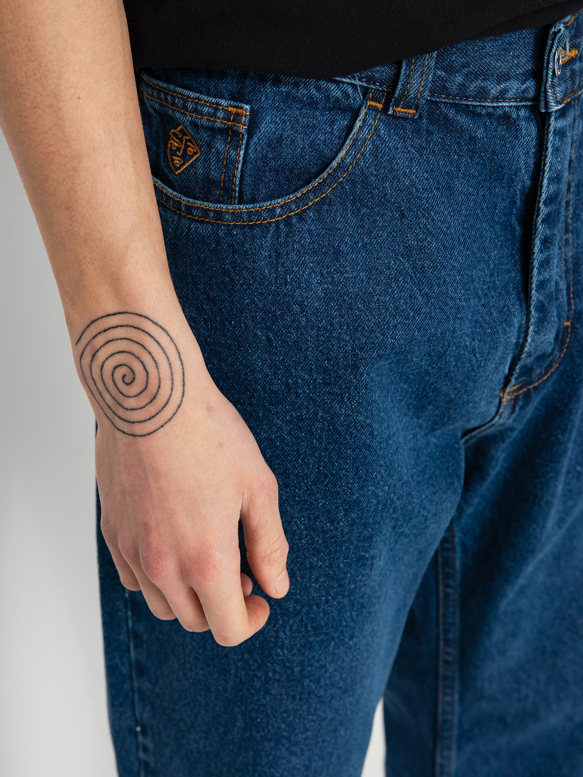 Pantaloni Polar Skate 89! Denim (dark blue)