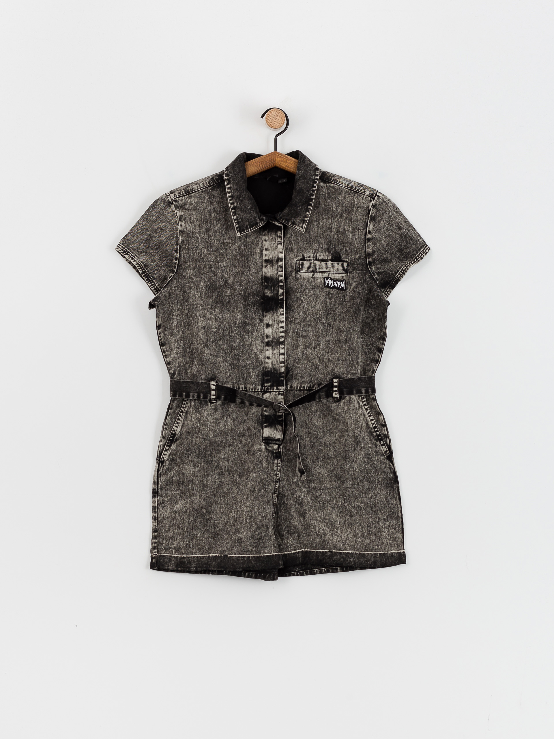 Pentru femei Costum schi Volcom Asphalt Romper (black)