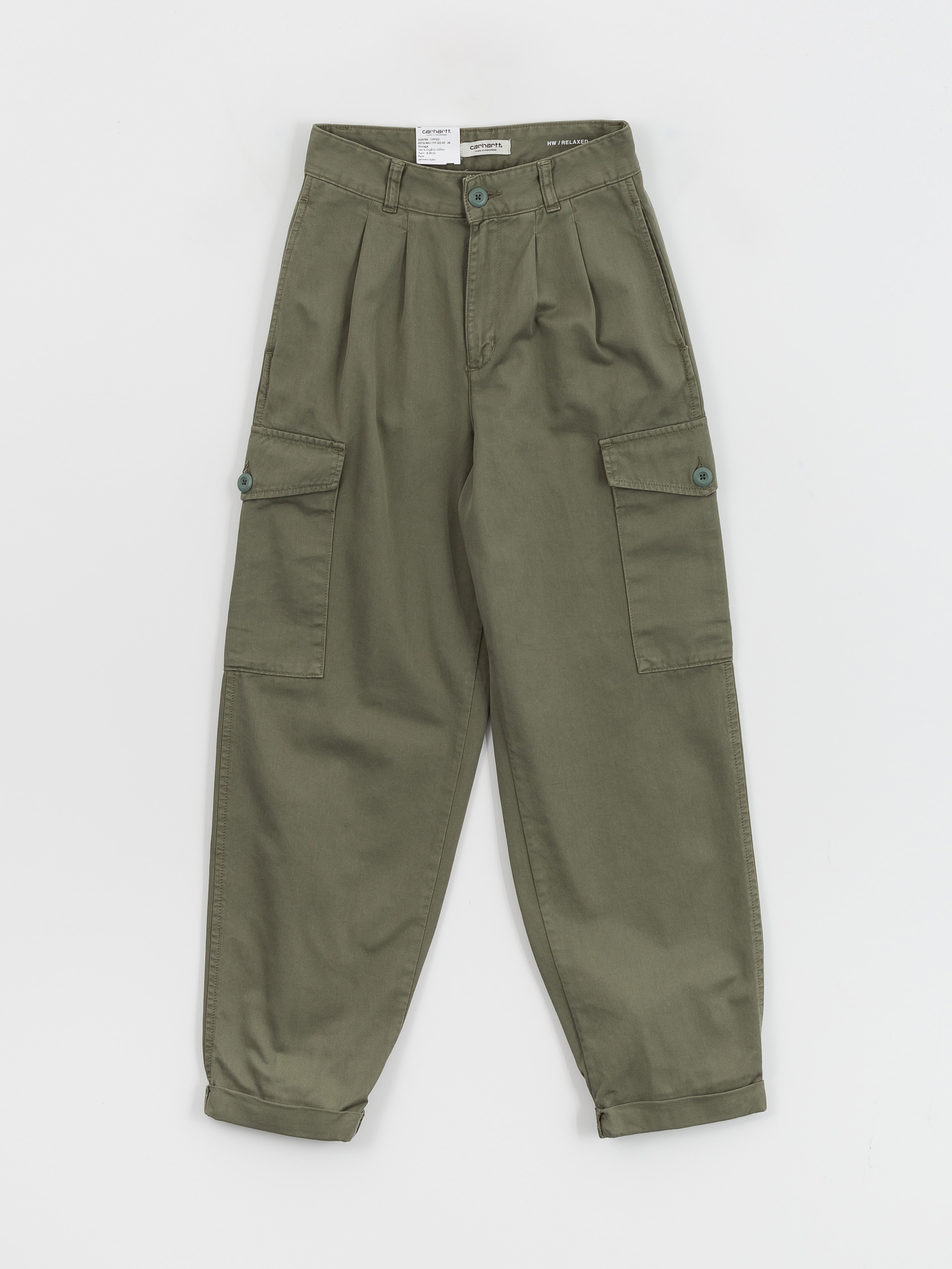 Pantaloni Carhartt WIP Collins Wmn (park)
