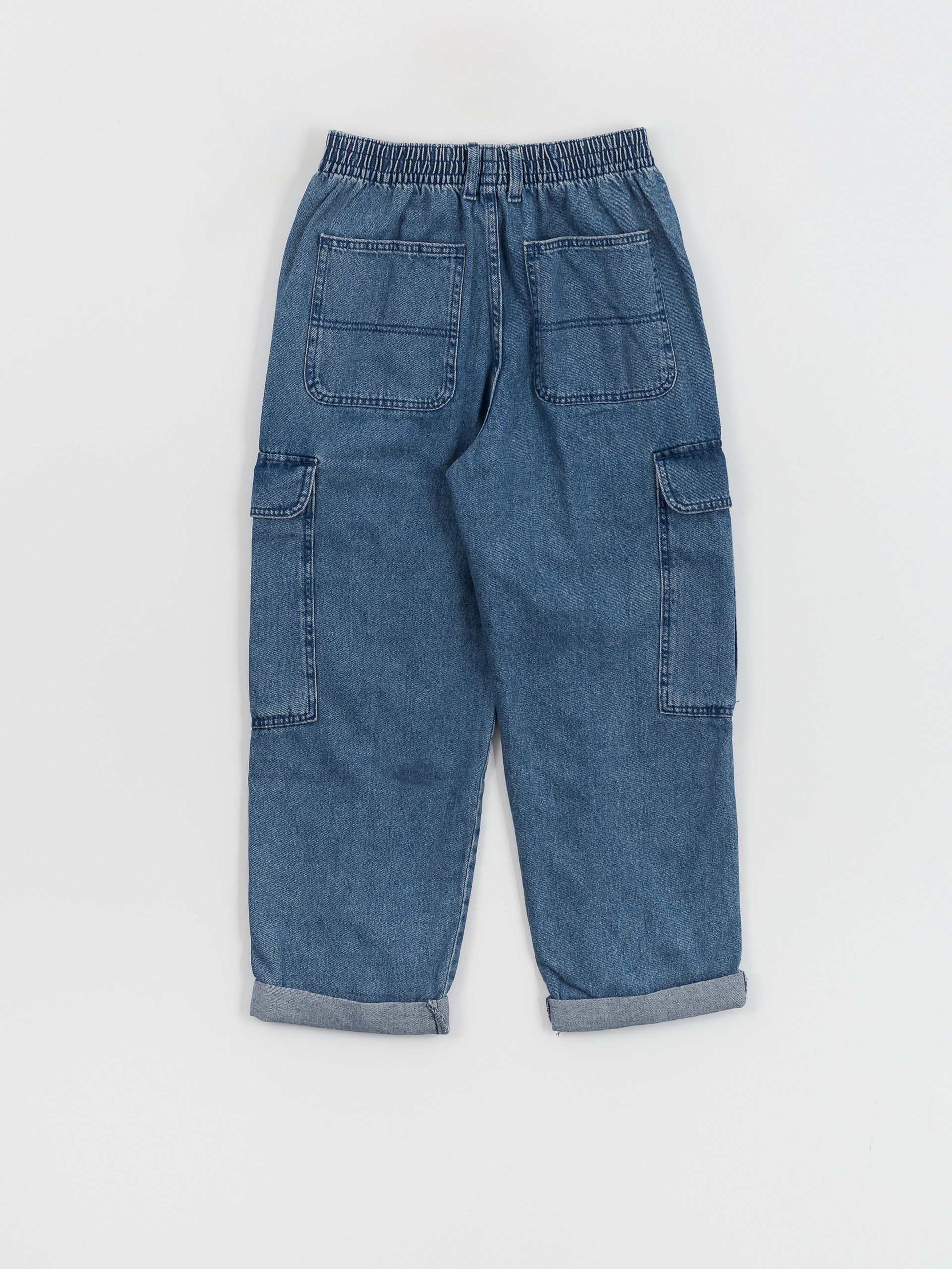 Pantaloni Vans Sidewalk Denim Cargo Wmn (stone wash)