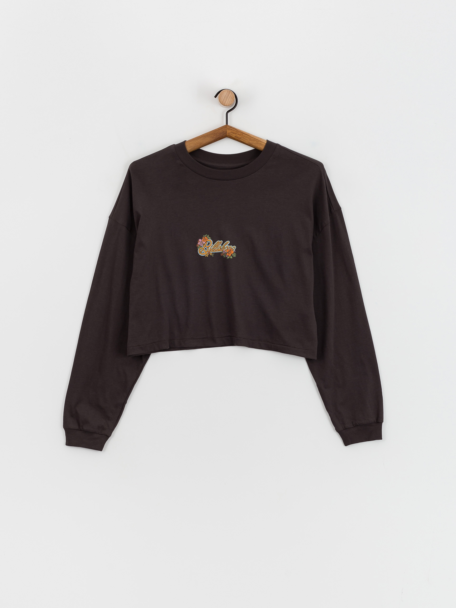 Tricou Billabong Beach Boyfriend Crop Wmn (black sands)