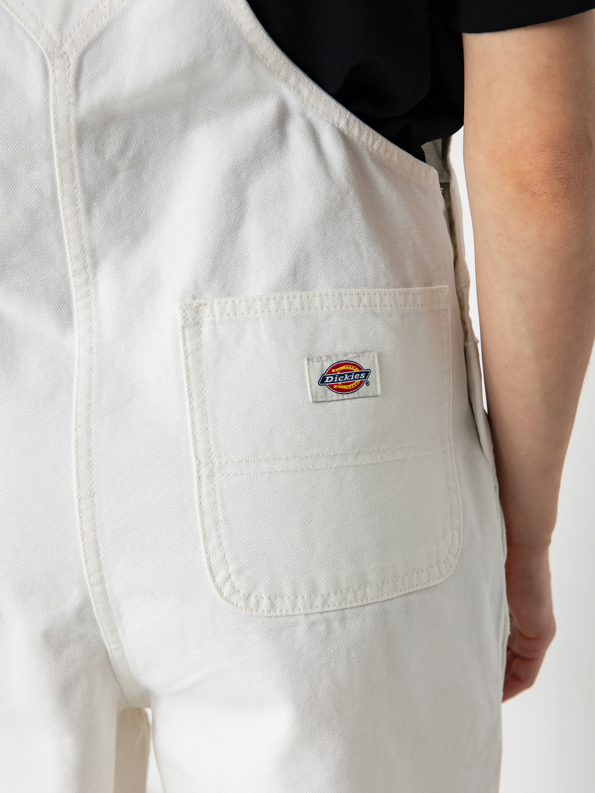 Șort Dickies Duck Canvas Bib Wmn (stone washed cloud)