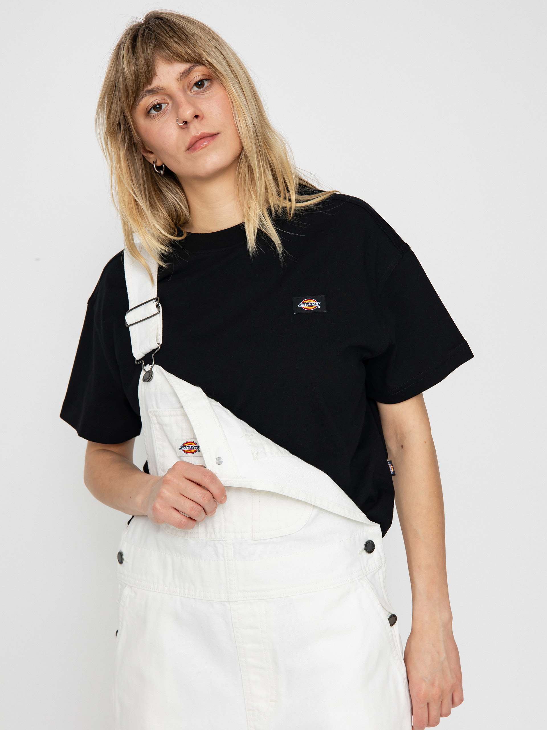 Tricou Dickies Oakport Boxy Wmn (black)