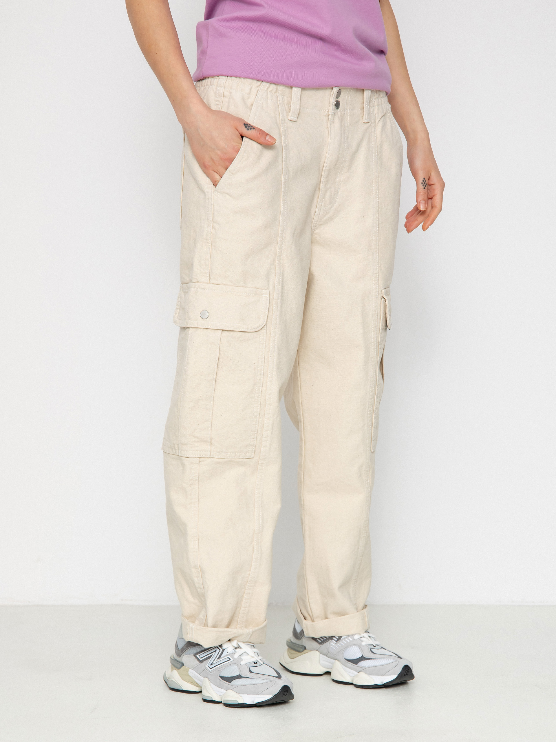 Pantaloni Vans Sidewalk Wmn (natural/natural)