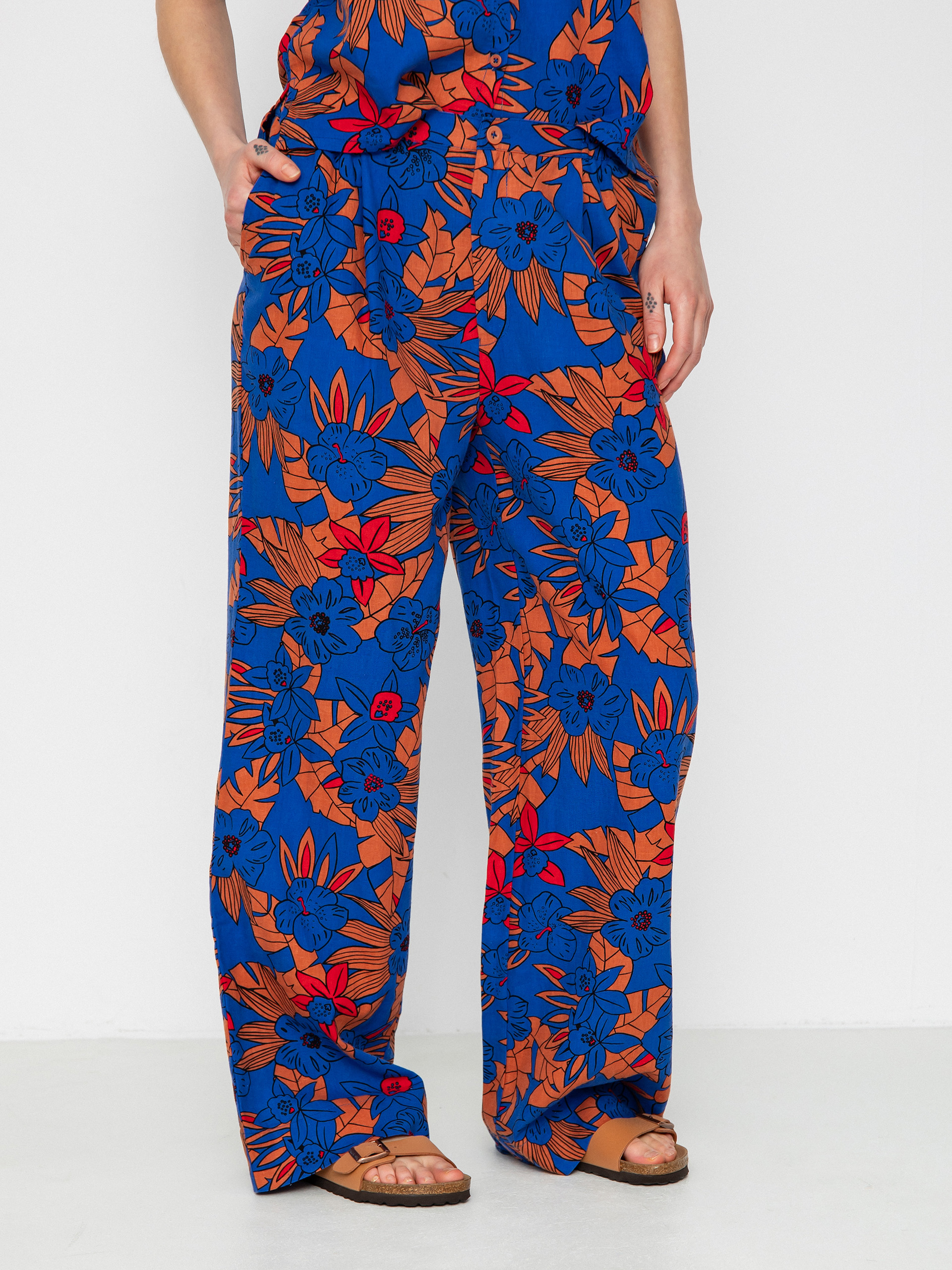 Pantaloni Brixton Mercado Linen Wmn