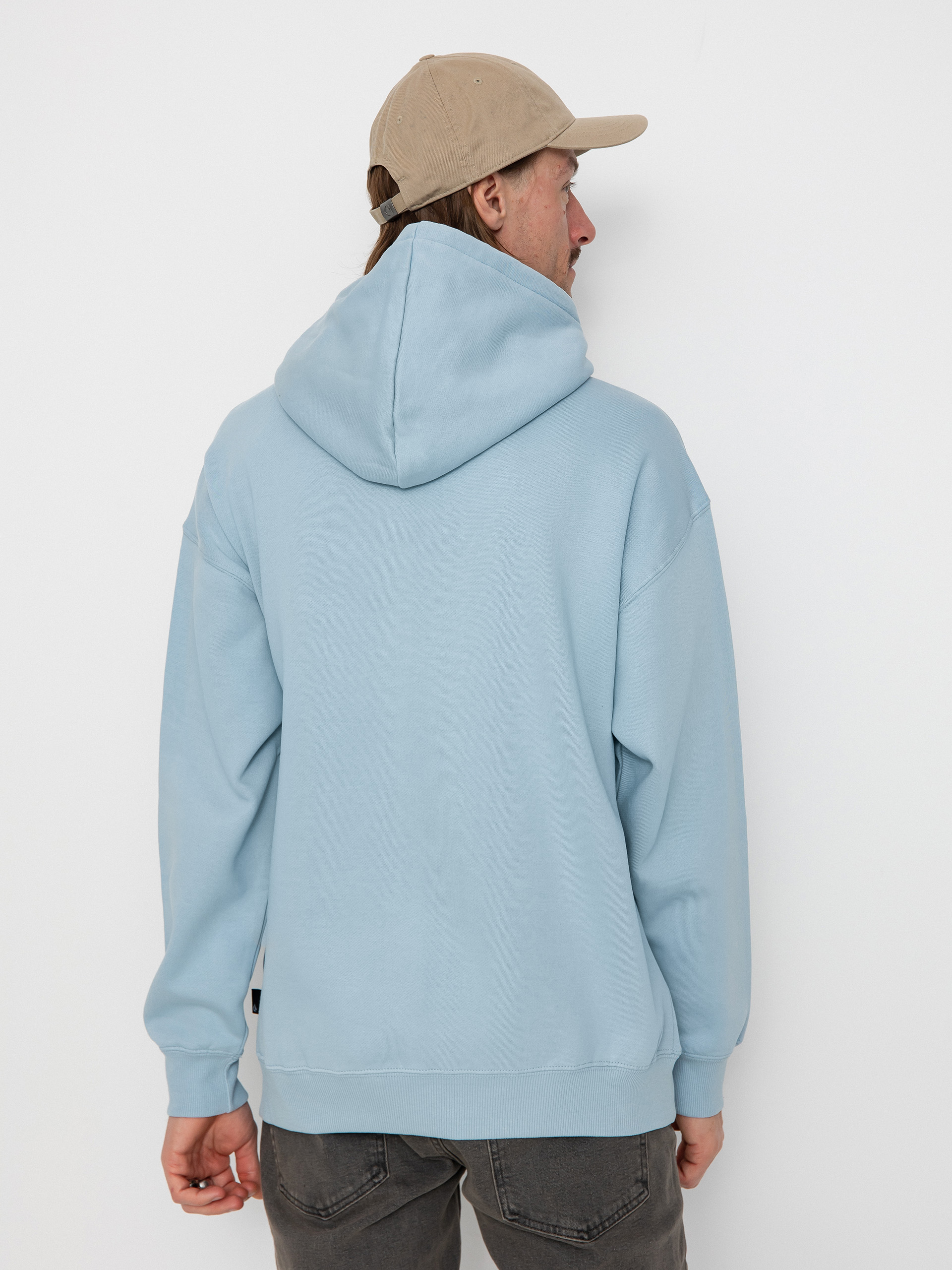 Hanorac cu glugă Volcom Volcom Stone HD (celestial blue)