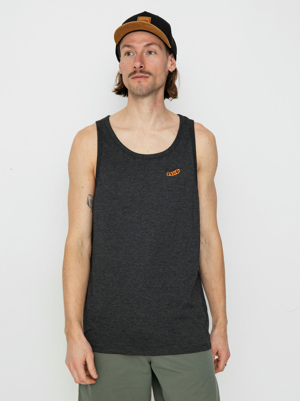 Tricou Volcom Pistol Stone Hth (heather black)