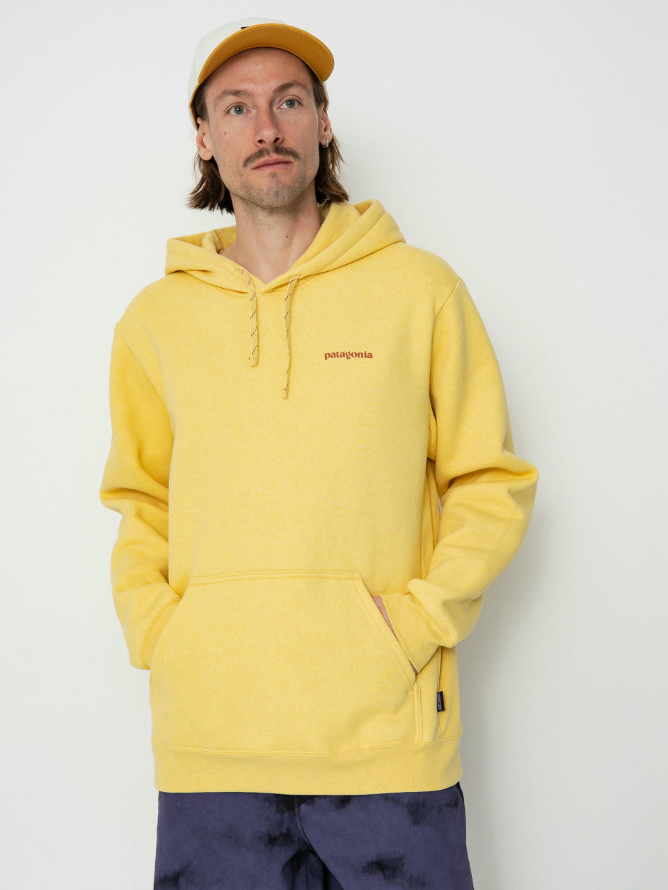 Hanorac cu glugă Patagonia Fitz Roy Icon Uprisal HD (milled yellow)