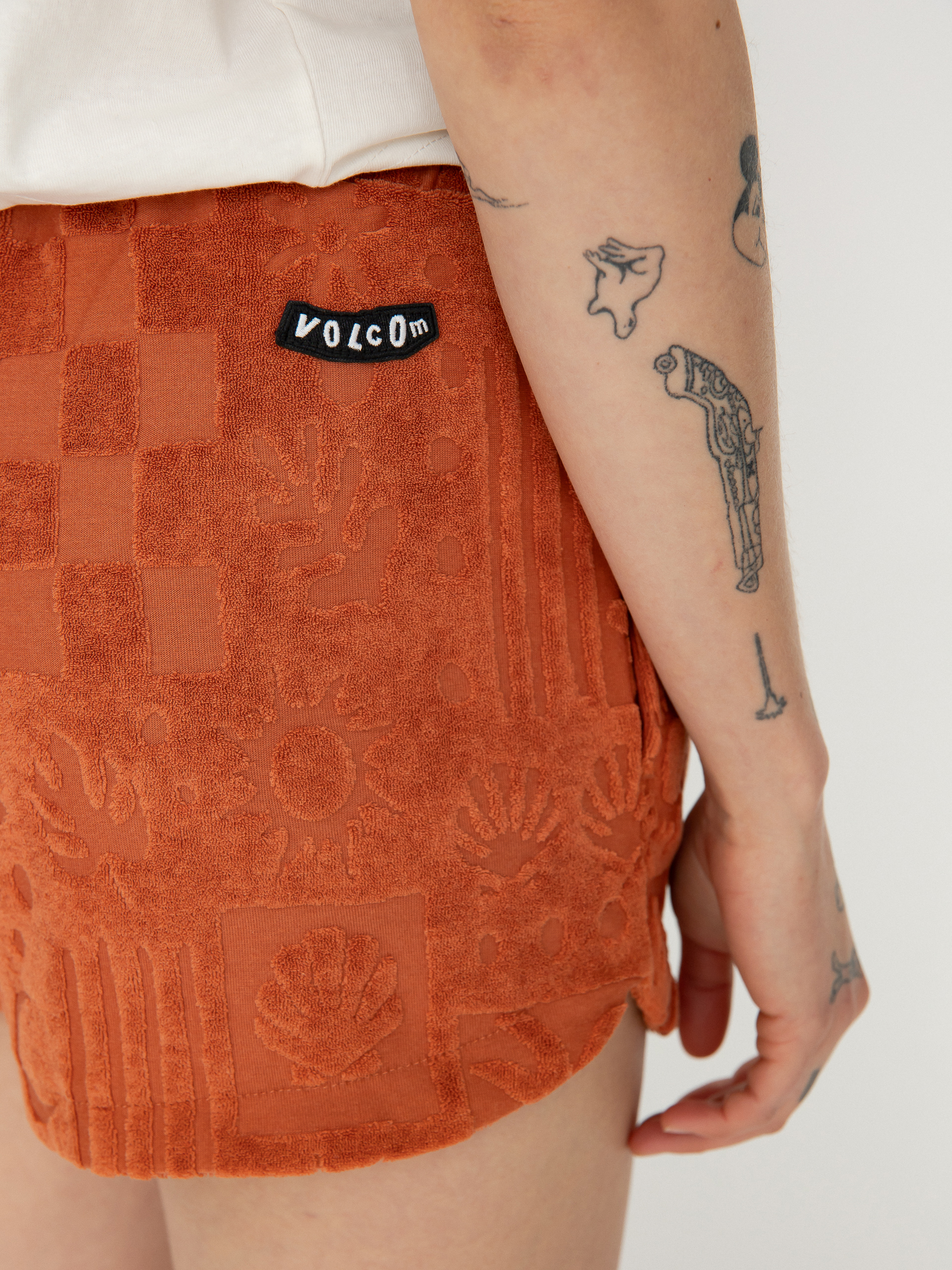 Șort Volcom Sunny Wild Terry Cloth Wmn (rosewood)