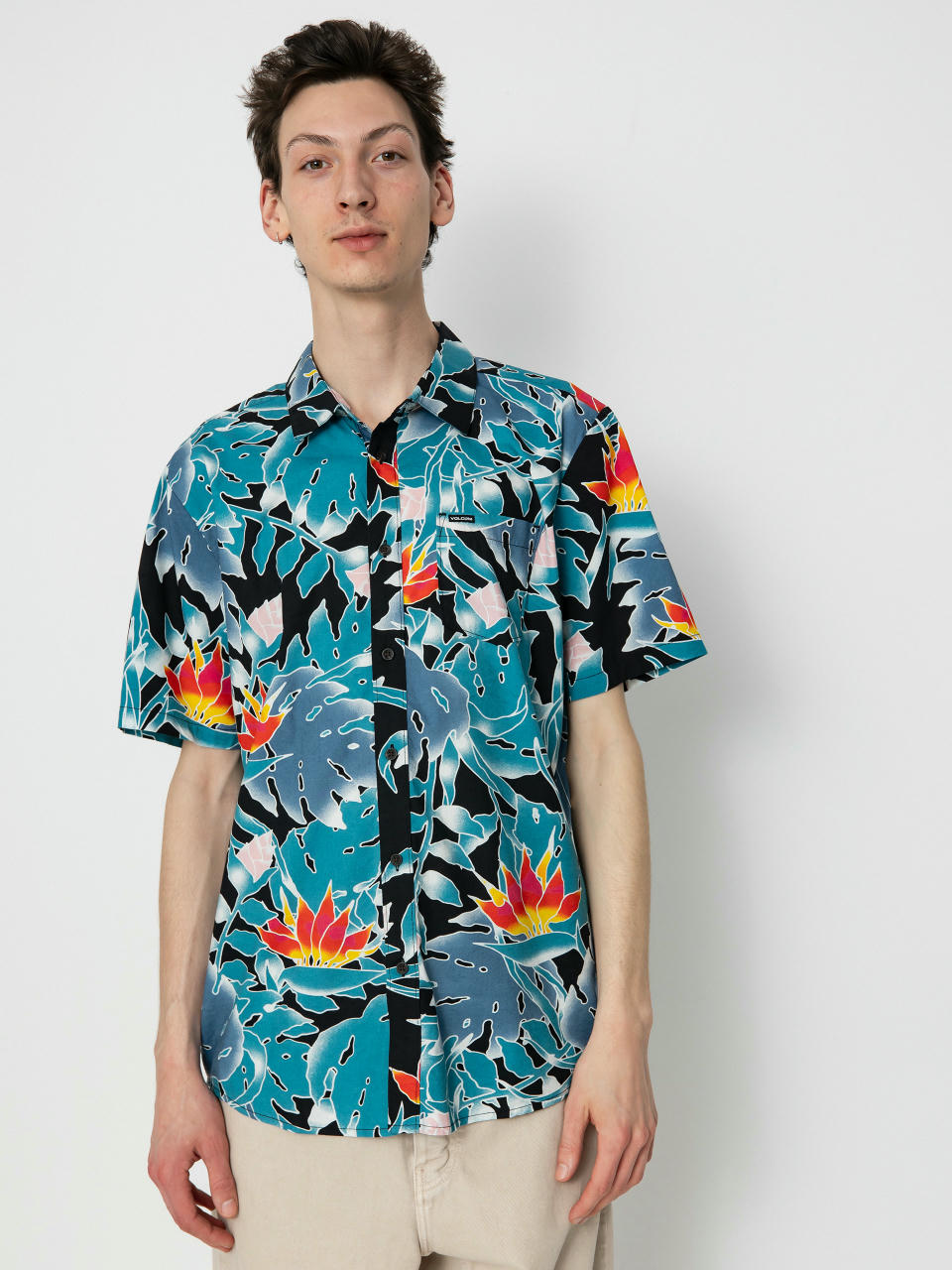 Cămașă Volcom Leaf Pit Floral (black)