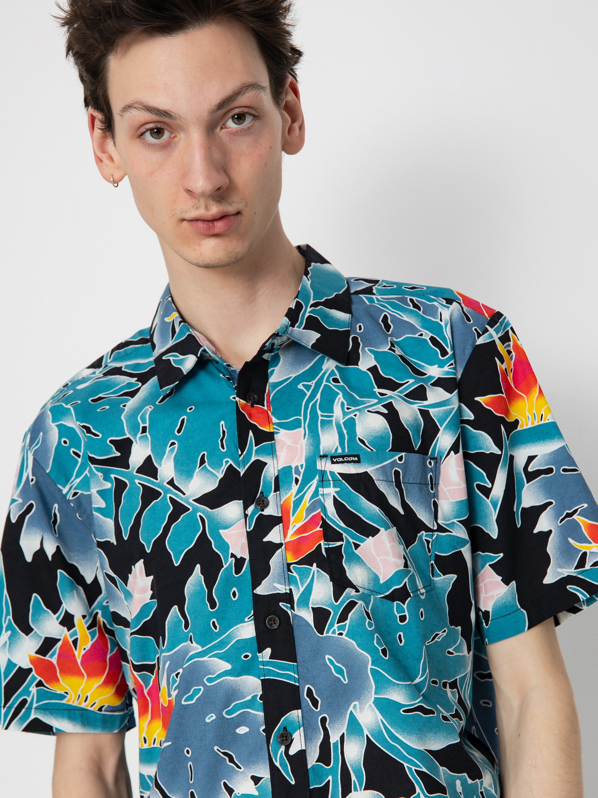 Cămașă Volcom Leaf Pit Floral (black)