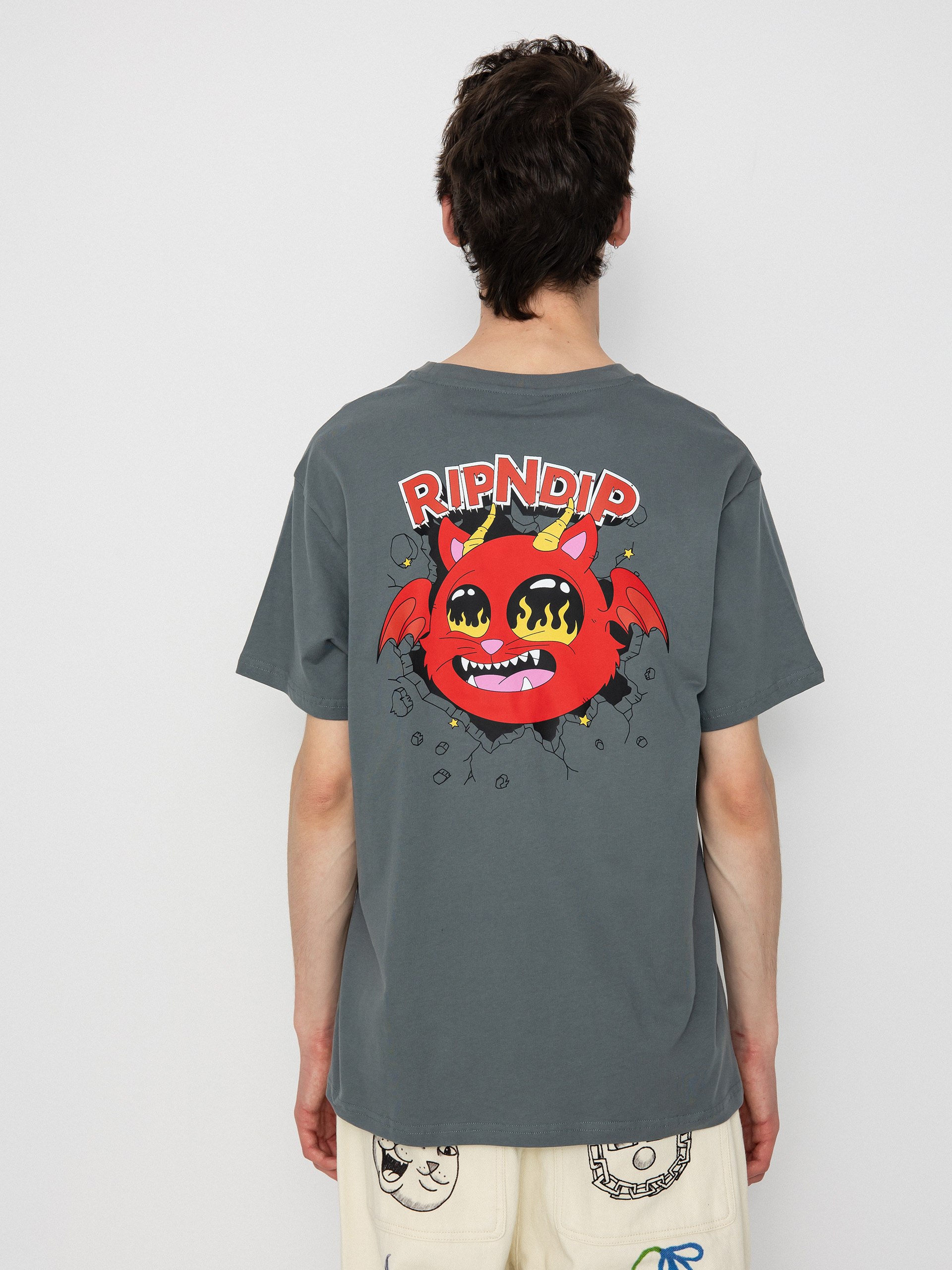 Tricou RipNDip Devil Monster (charcoal)