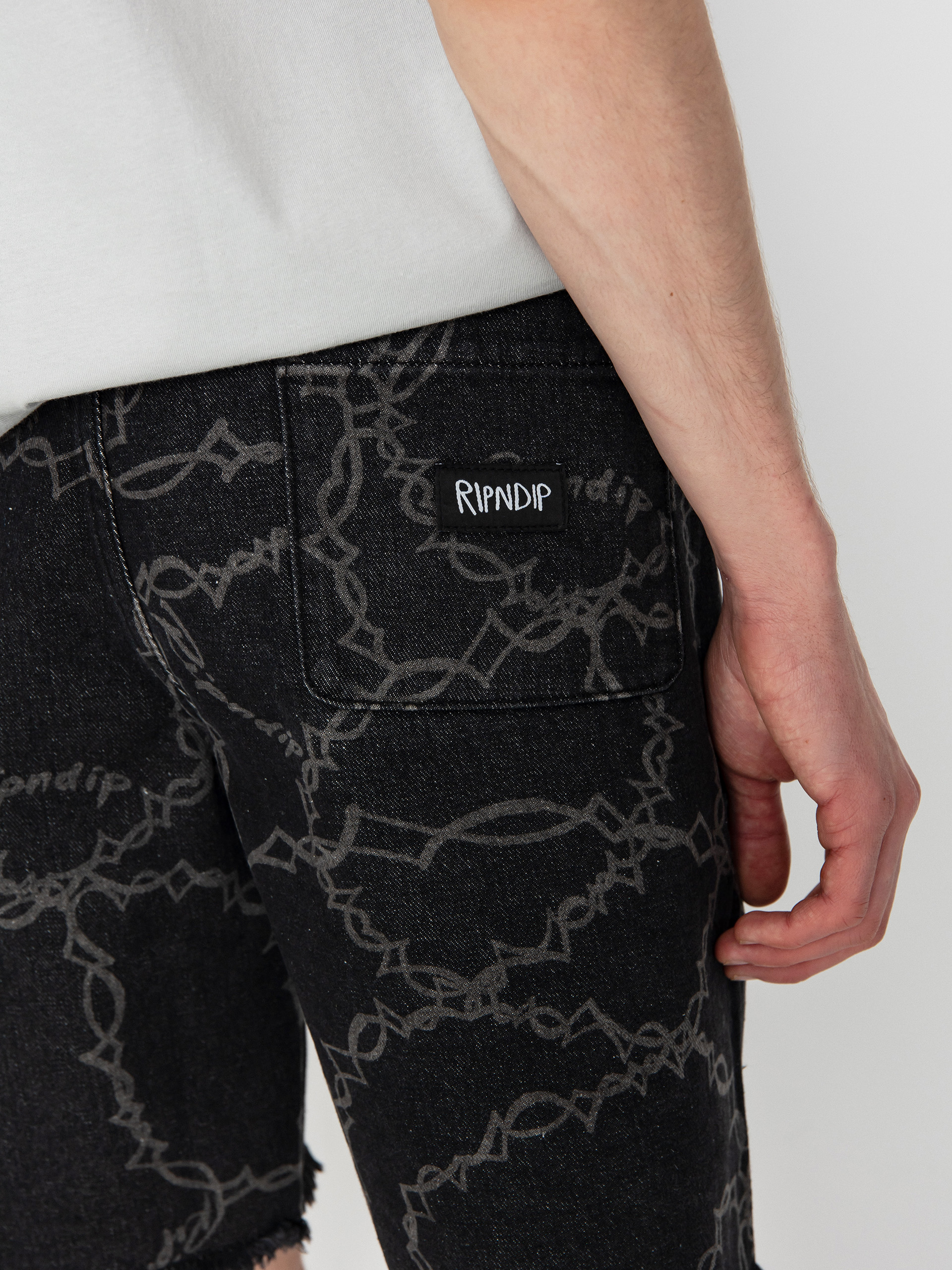 Șort RipNDip Wired Denim (black)