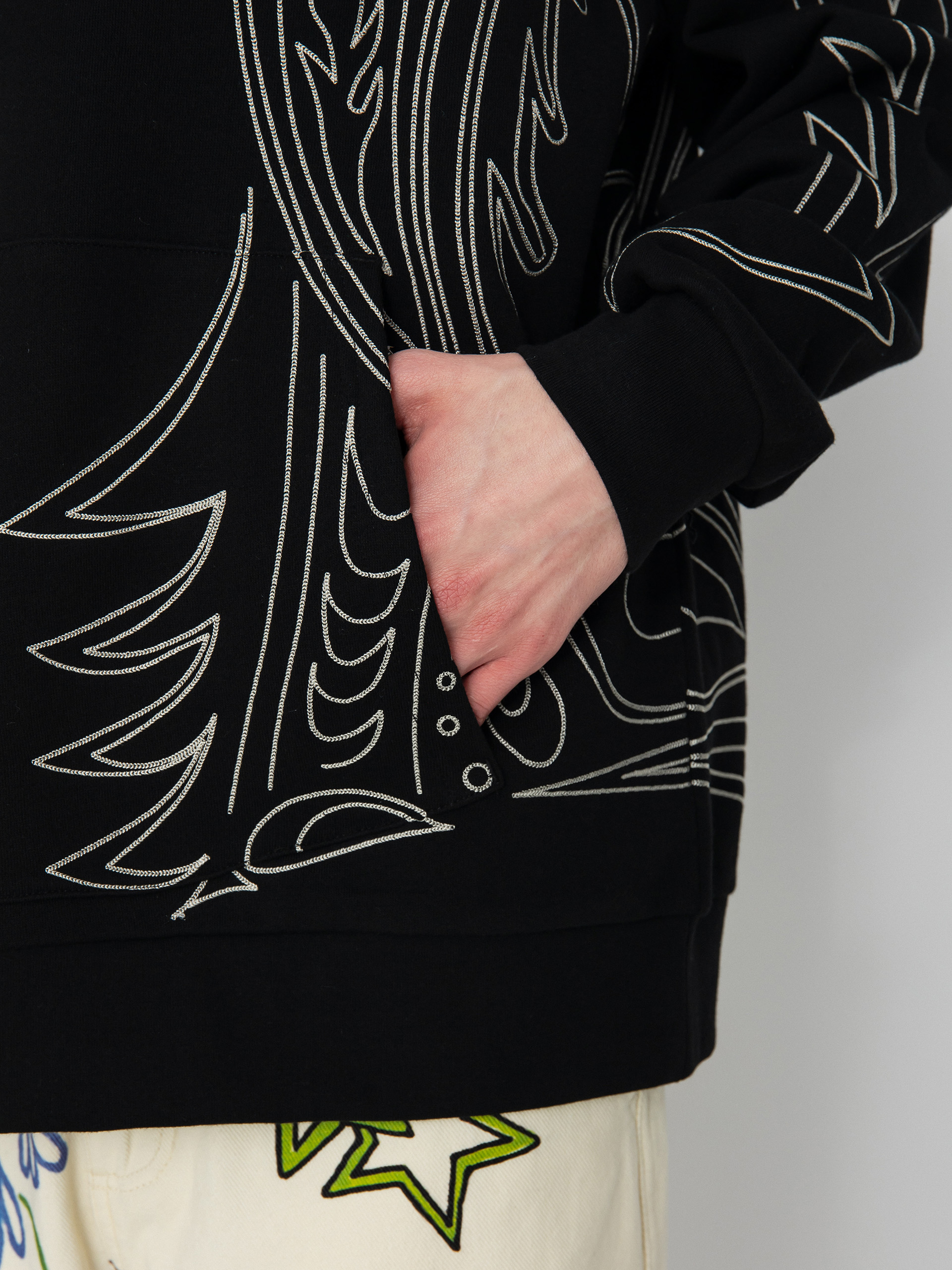 Hanorac cu glugă RipNDip Howdy HD (black)