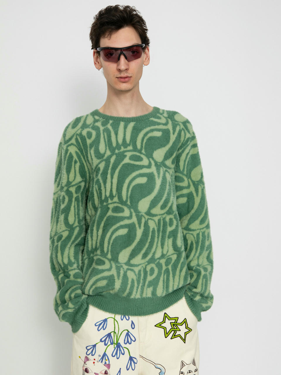 Pulover RipNDip Wilshire Knit Mohair (pine)