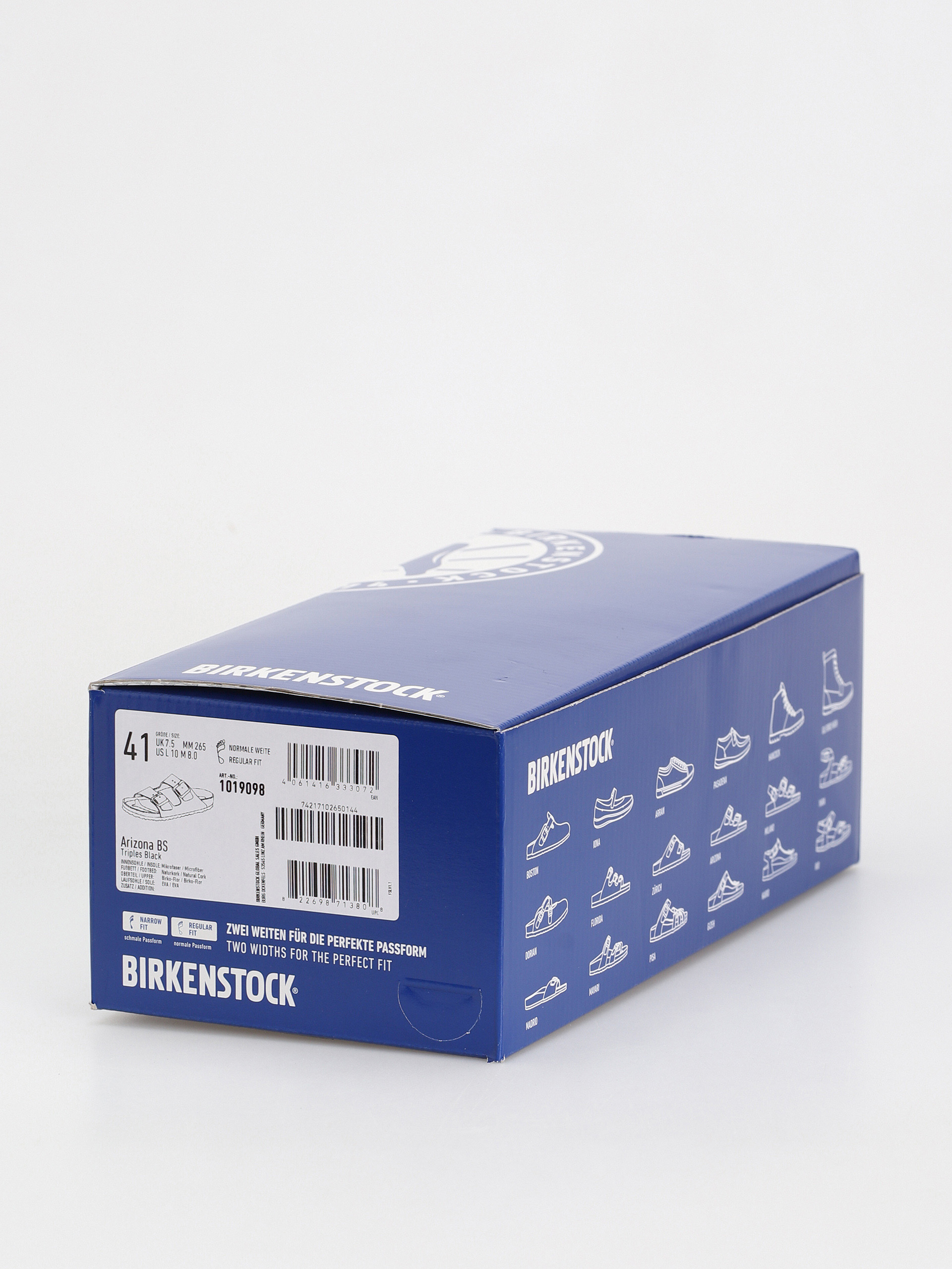 Șlapi Birkenstock Arizona Birko Flor Regular (black)