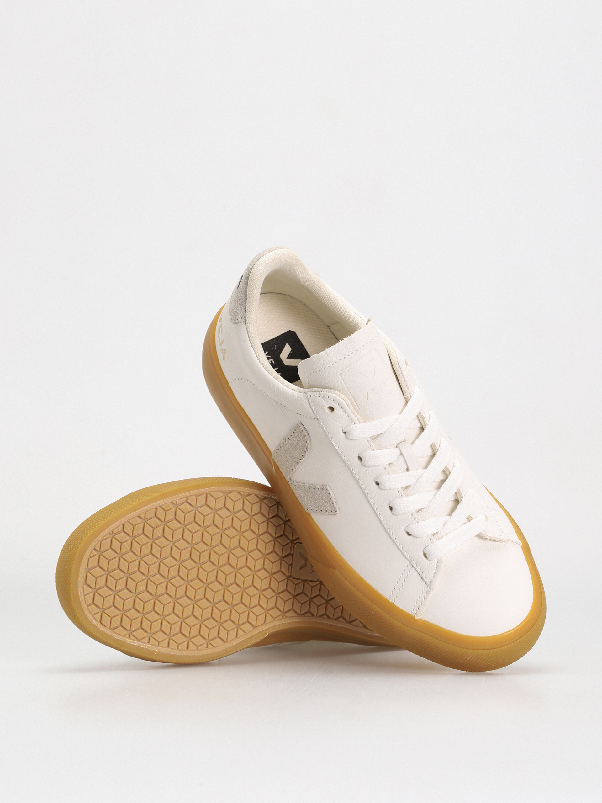 Pantofi Veja Campo Wmn (extra white natural natural)