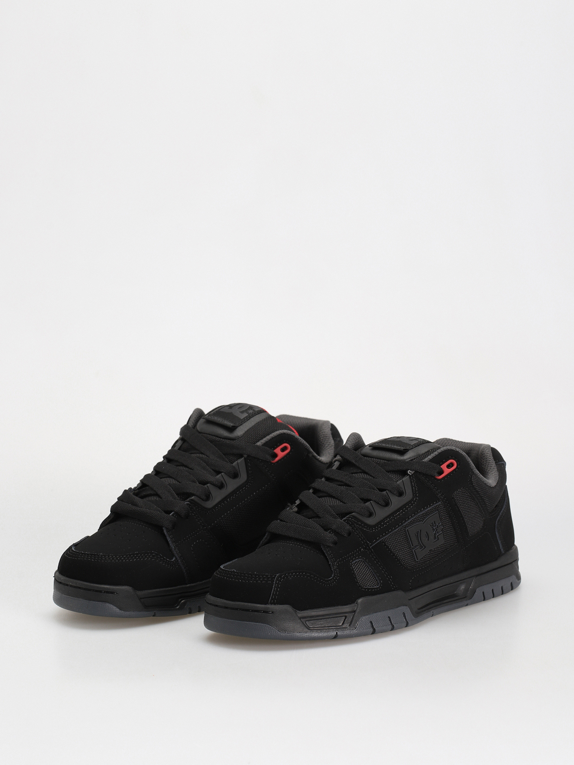 Pantofi DC Stag (black/grey/red)