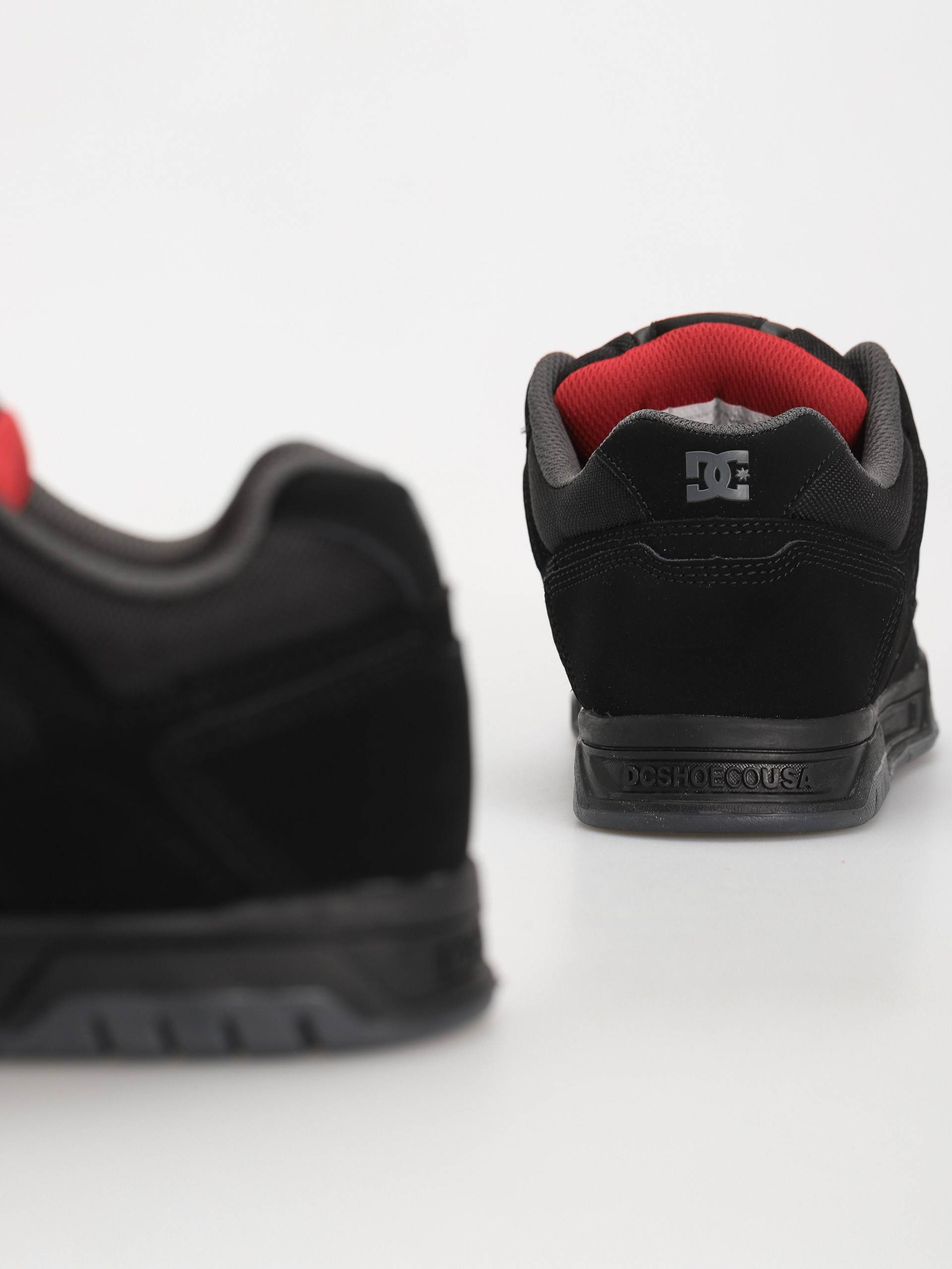 Pantofi DC Stag (black/grey/red)