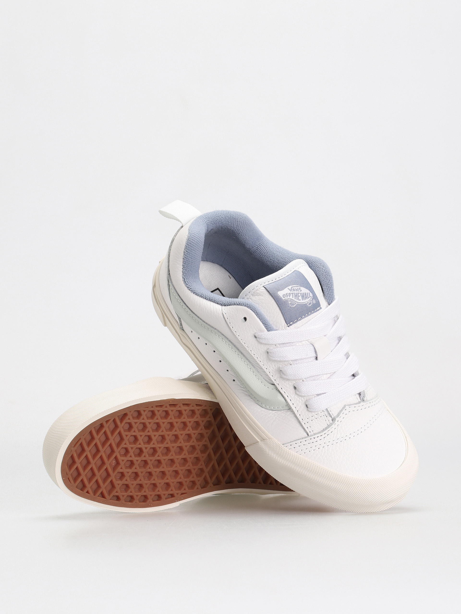 Pantofi Vans Knu Skool (premium leather dusty blue)