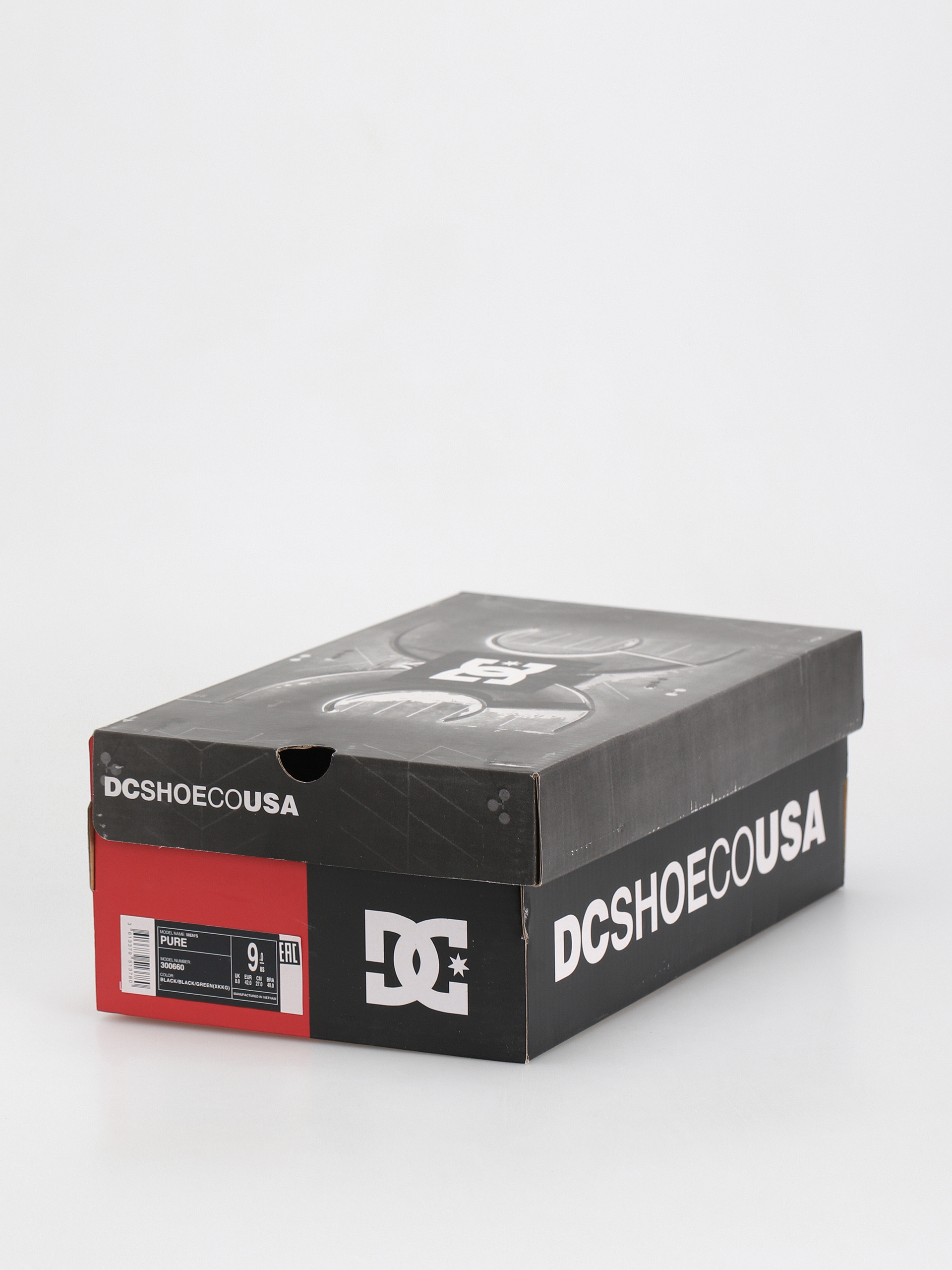 Pantofi DC Pure (black/black/green)