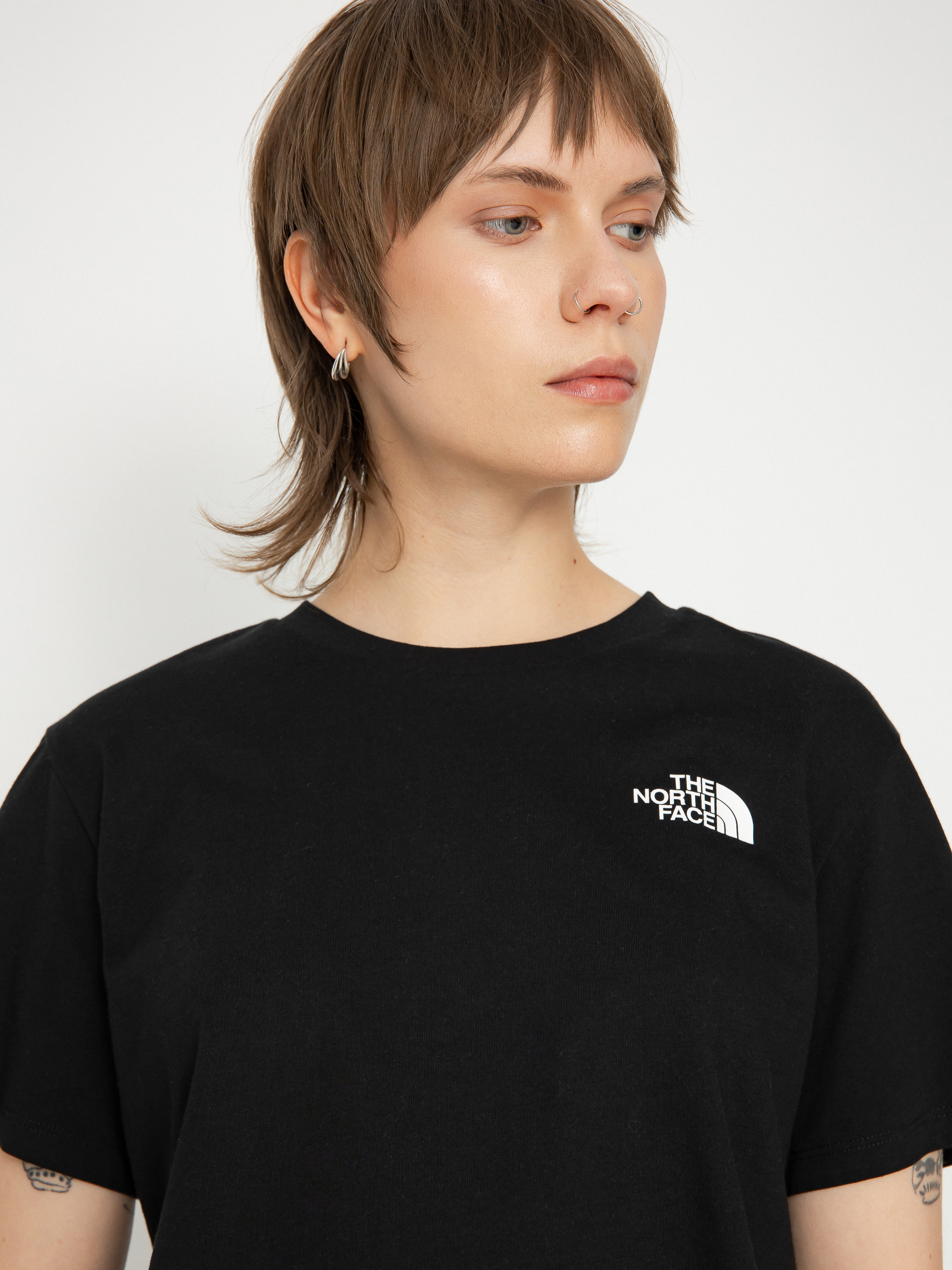 Tricou The North Face Simple Dome Cropped Slim Wmn (tnf black)