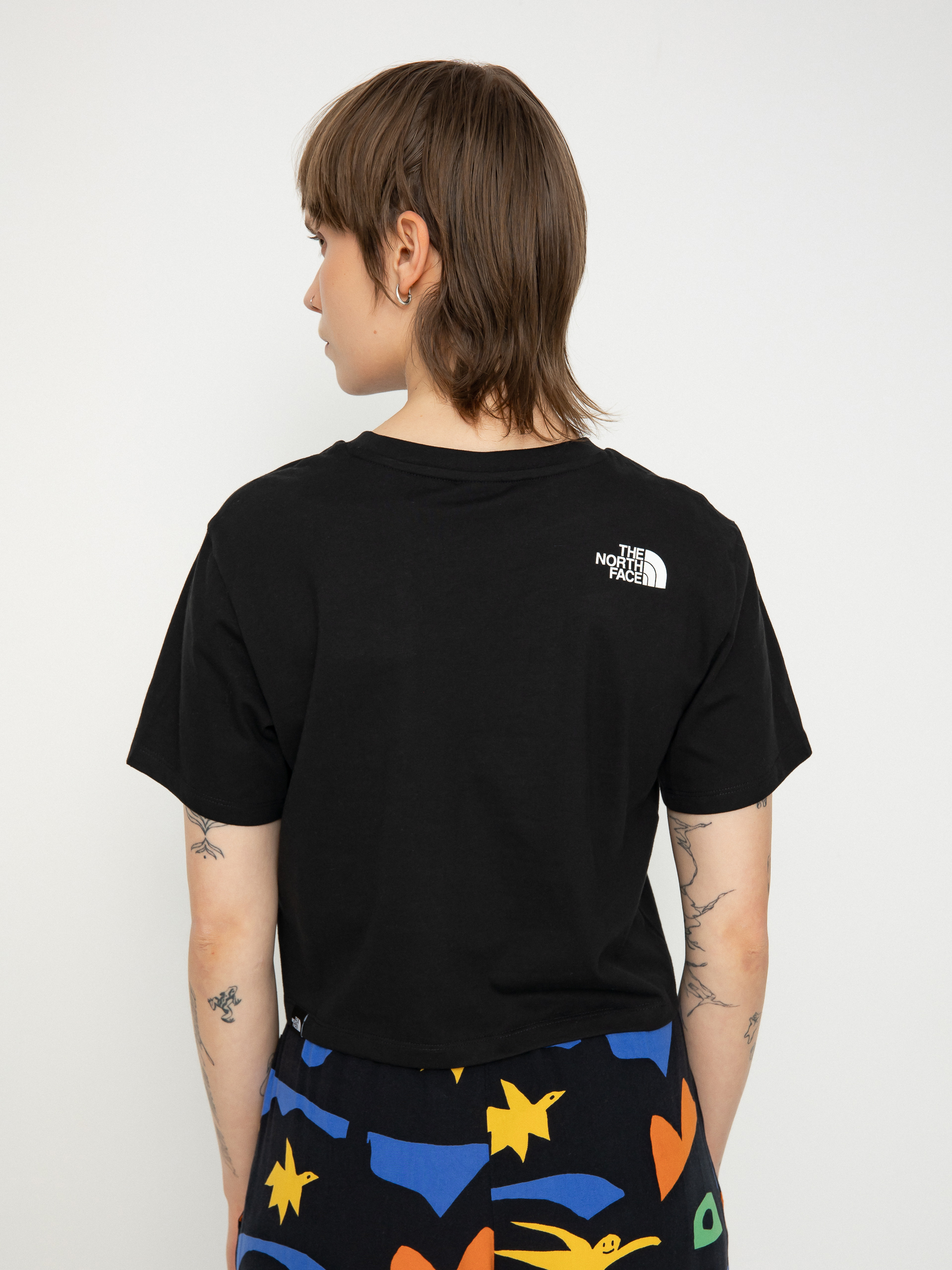 Tricou The North Face Simple Dome Cropped Slim Wmn (tnf black)