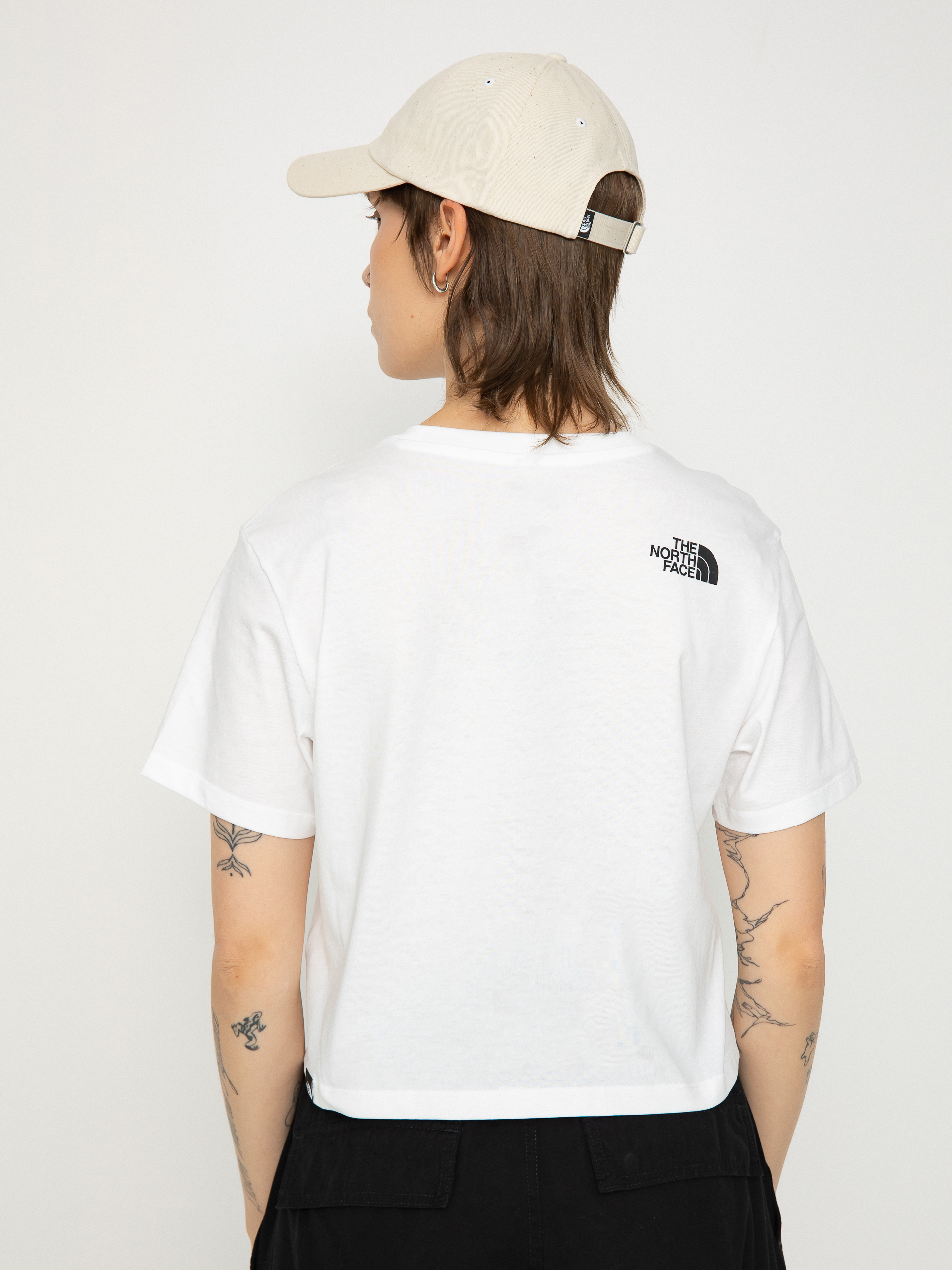 Tricou The North Face Simple Dome Cropped Slim Wmn (tnf white)