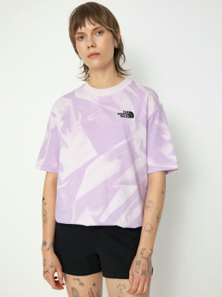 Tricou The North Face Oversize Simple Dome Print Wmn (icy lilac garment fold)