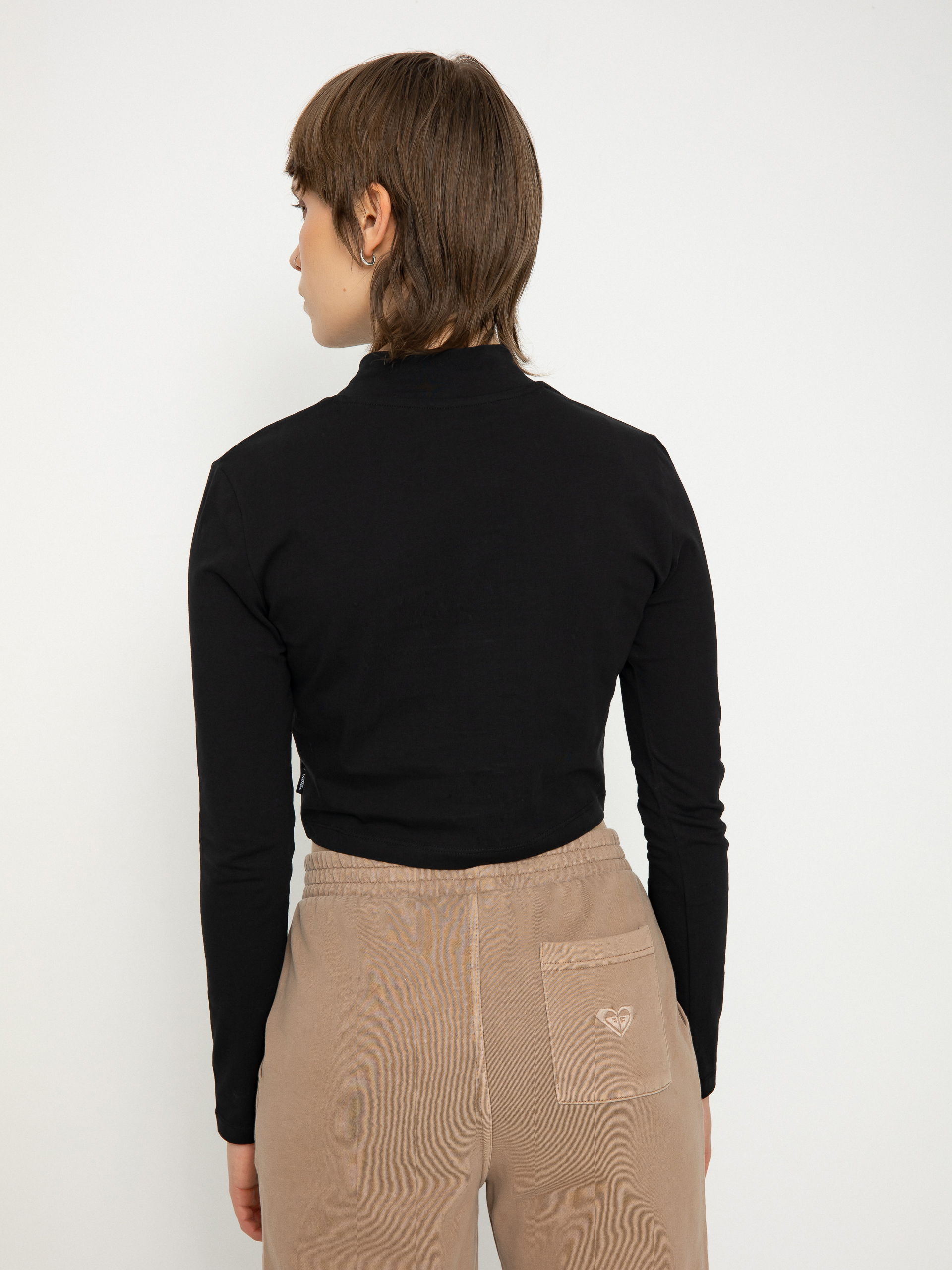 Longsleeve Vans Mini Mock Neck Wmn (program black)