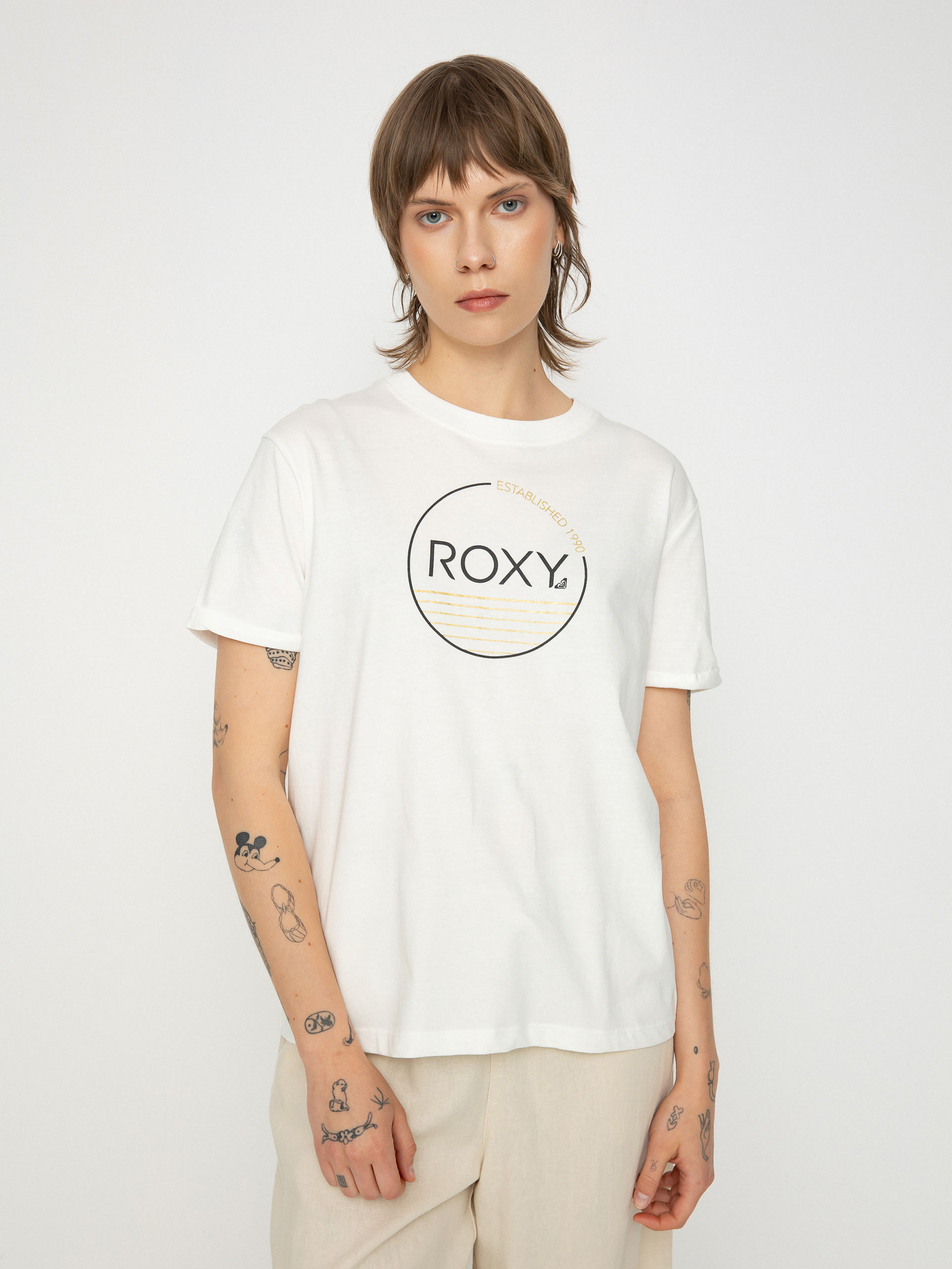 Tricou Roxy Noon Ocean Wmn (snow white)