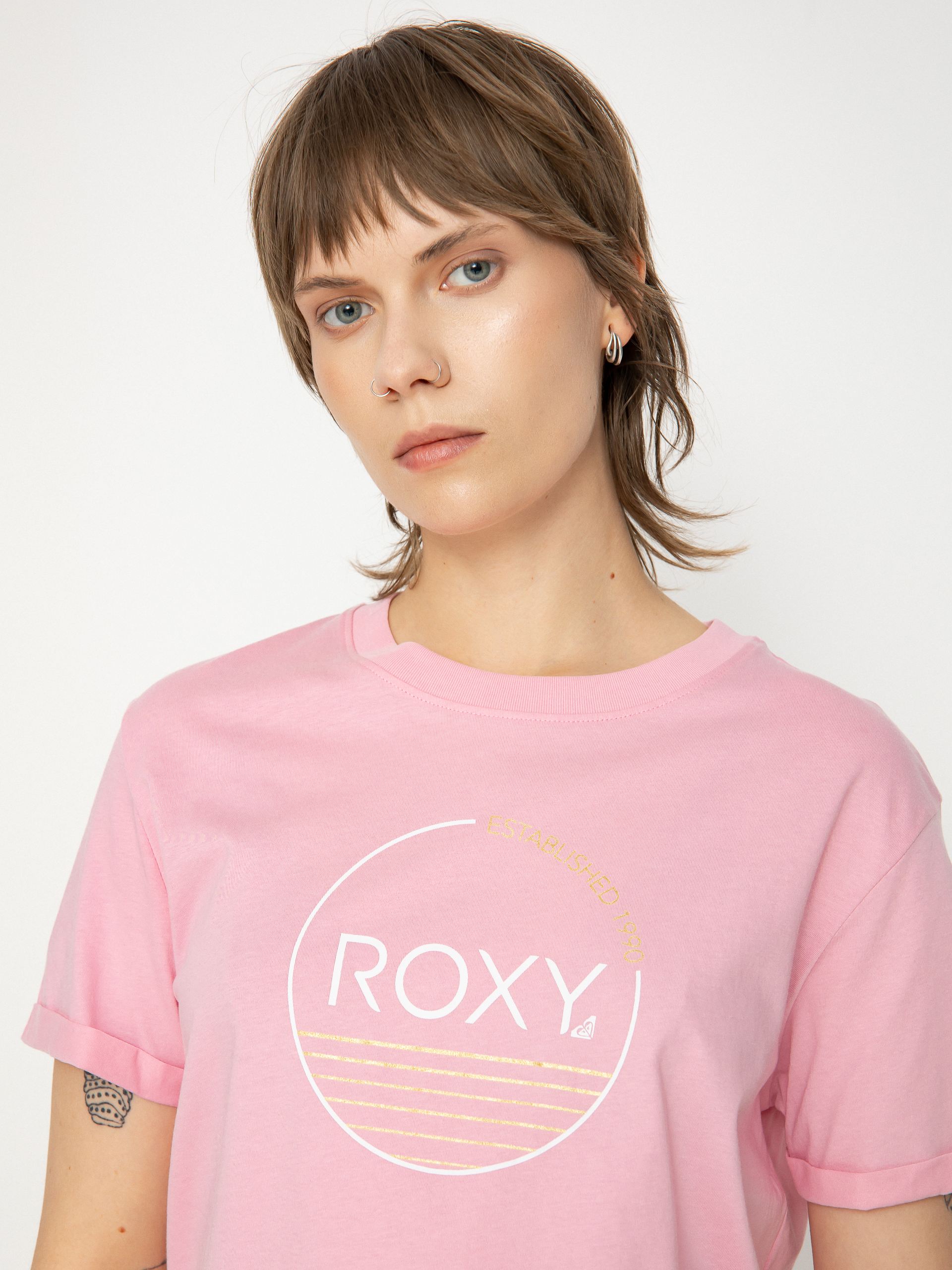 Tricou Roxy Noon Ocean Wmn (m pink)