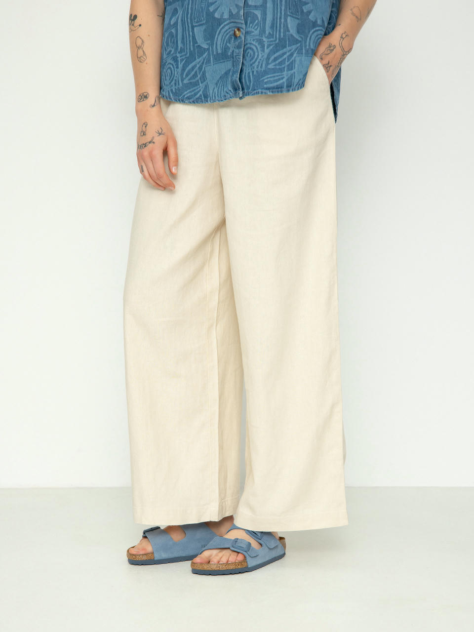 Pantaloni Roxy Lekeitio Break Mid Pant Wmn (tapioca)