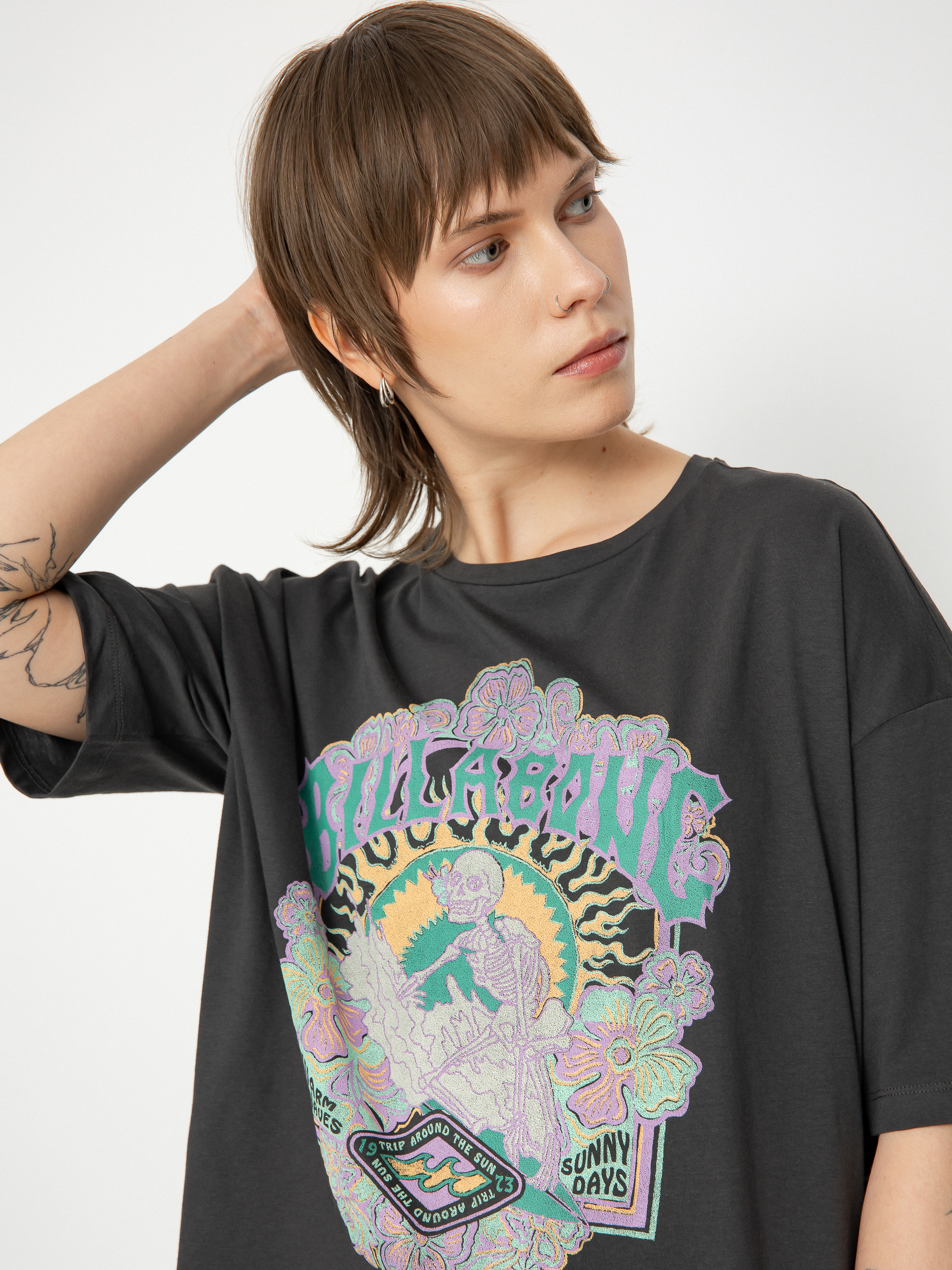 Tricou Billabong Warm Waves Wmn (off black)