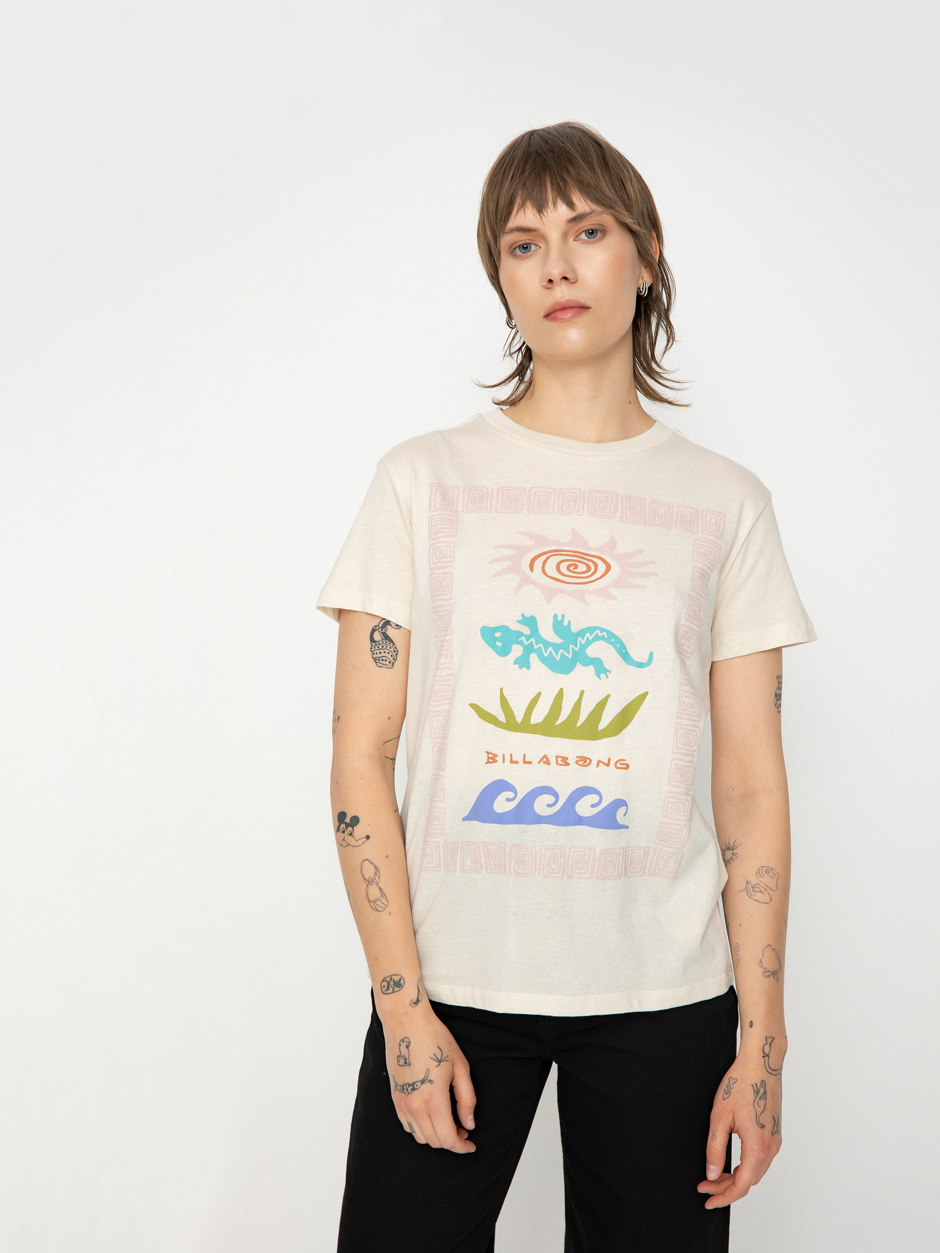 Tricou Billabong Adiv Wmn (white cap)