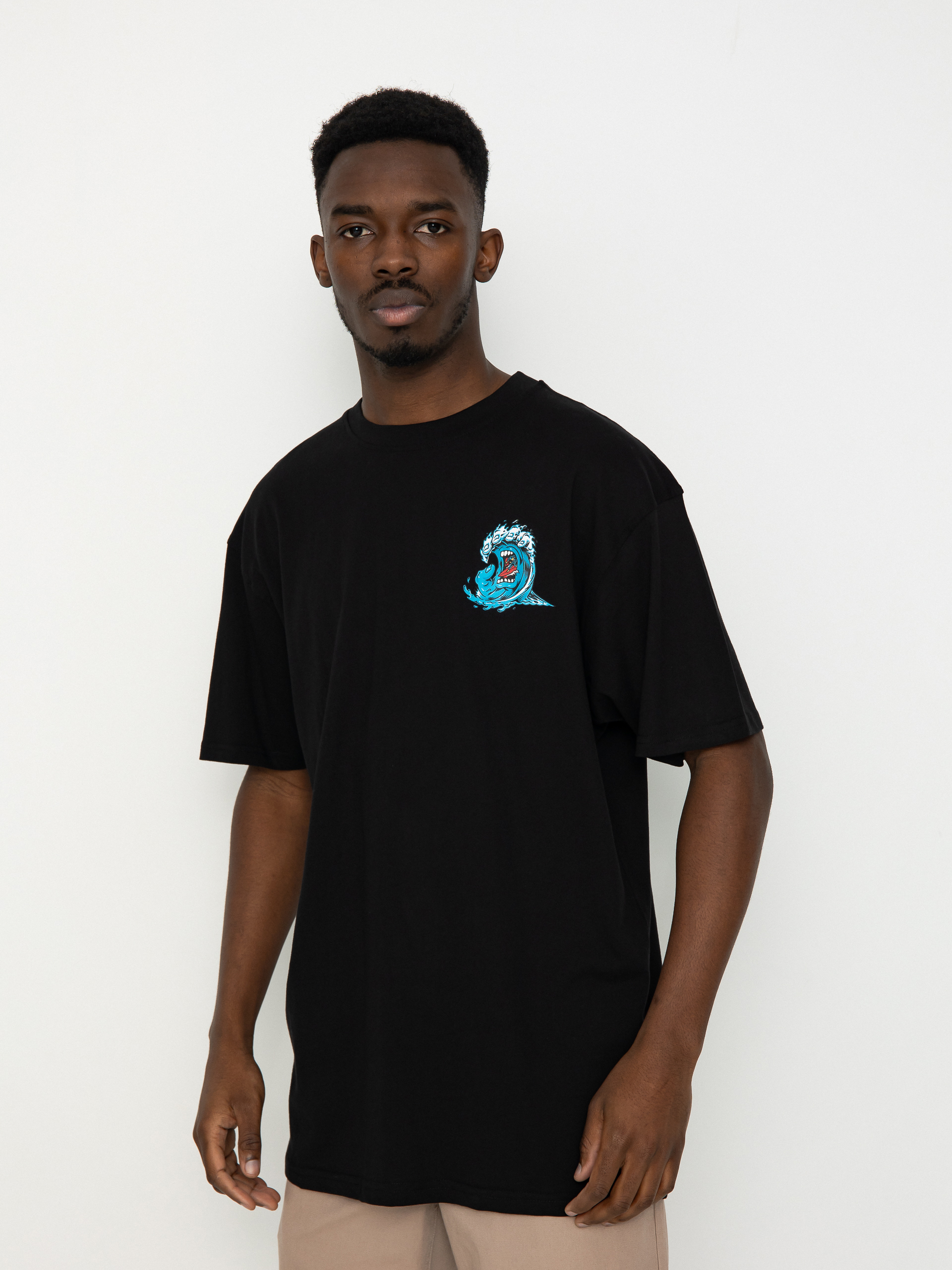 Tricou Santa Cruz Screaming Wave (black)