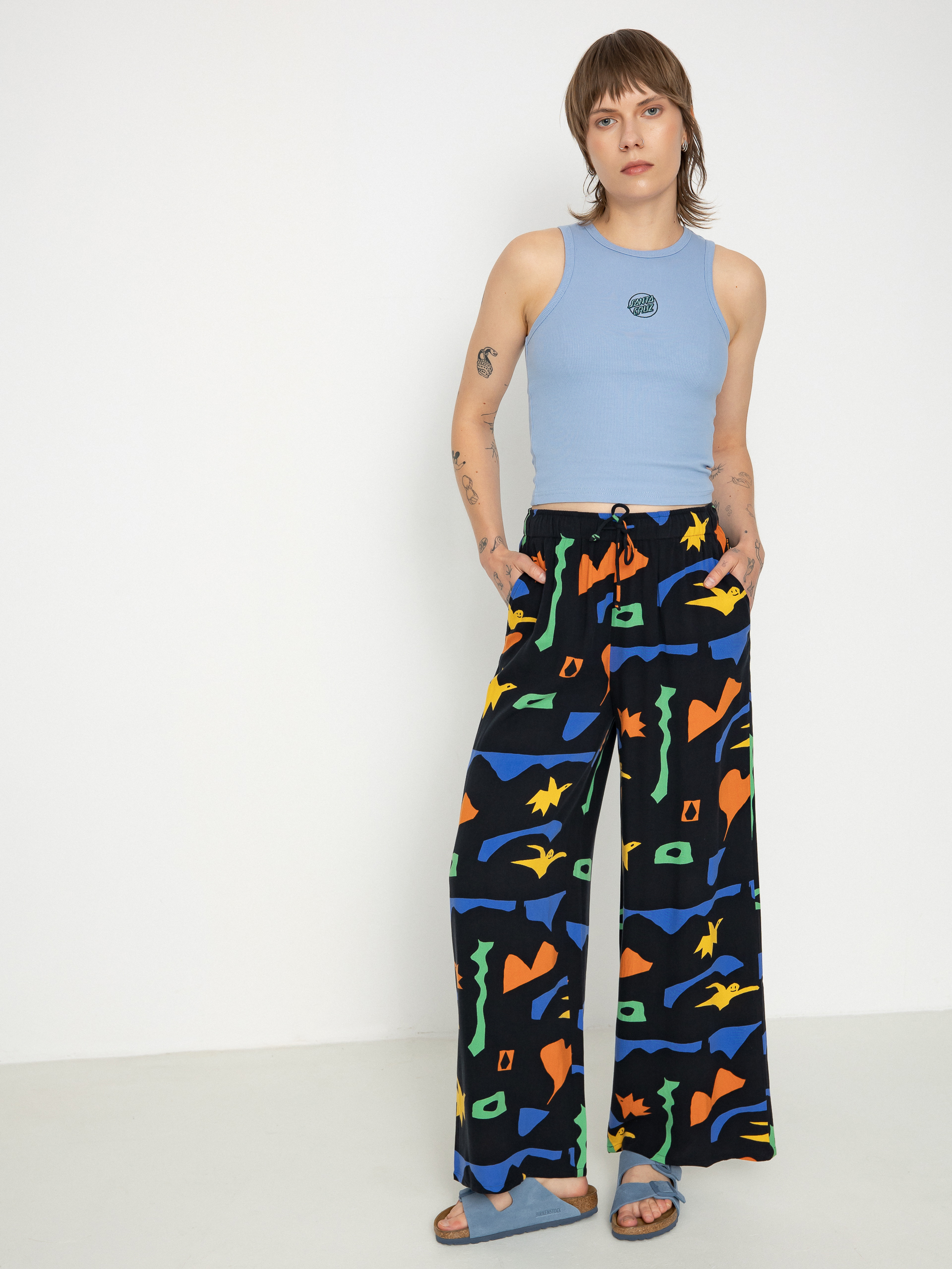 Tricou Santa Cruz Partial Dot Emb Wmn