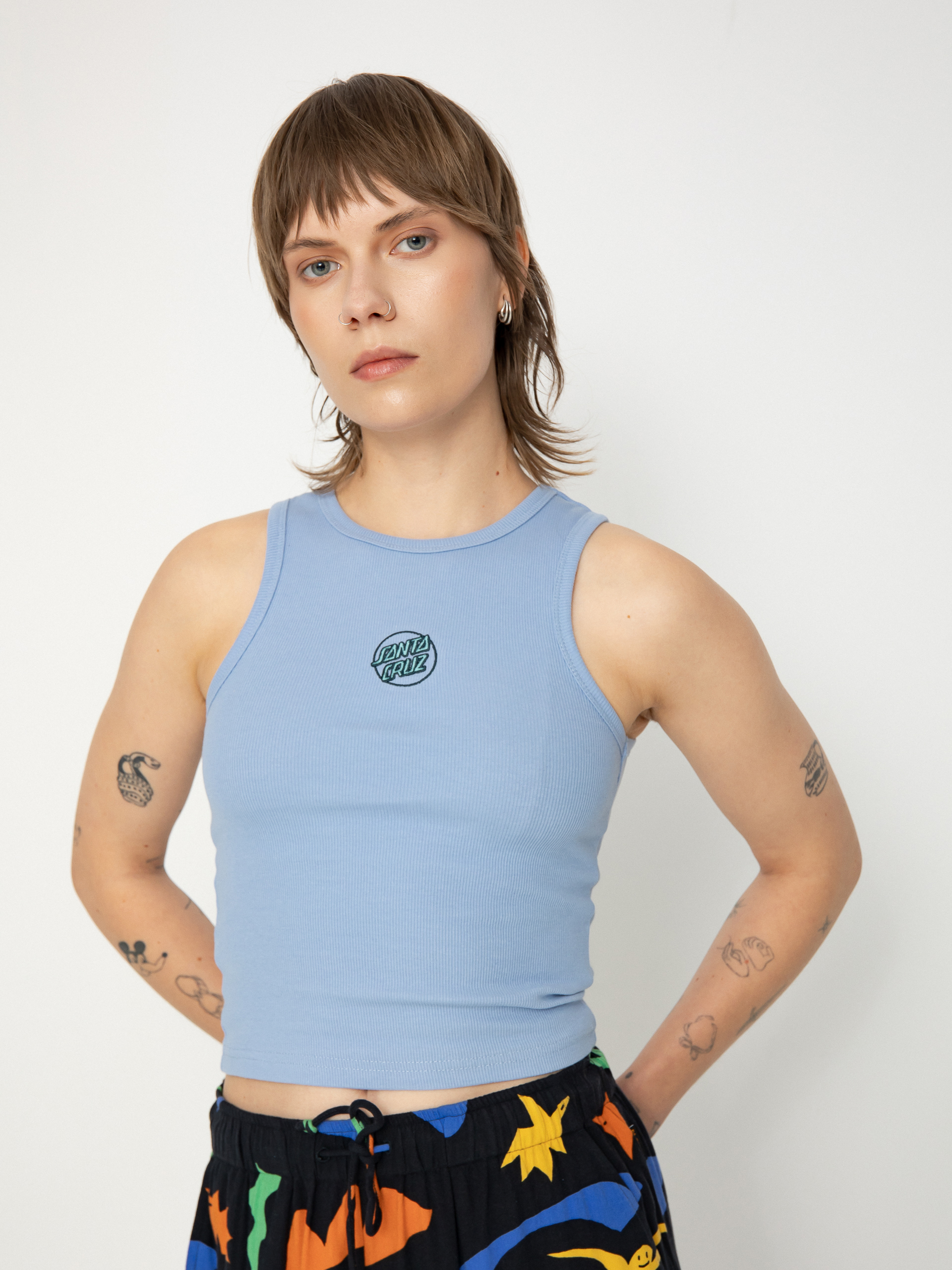 Tricou Santa Cruz Partial Dot Emb Wmn (hyacinth)