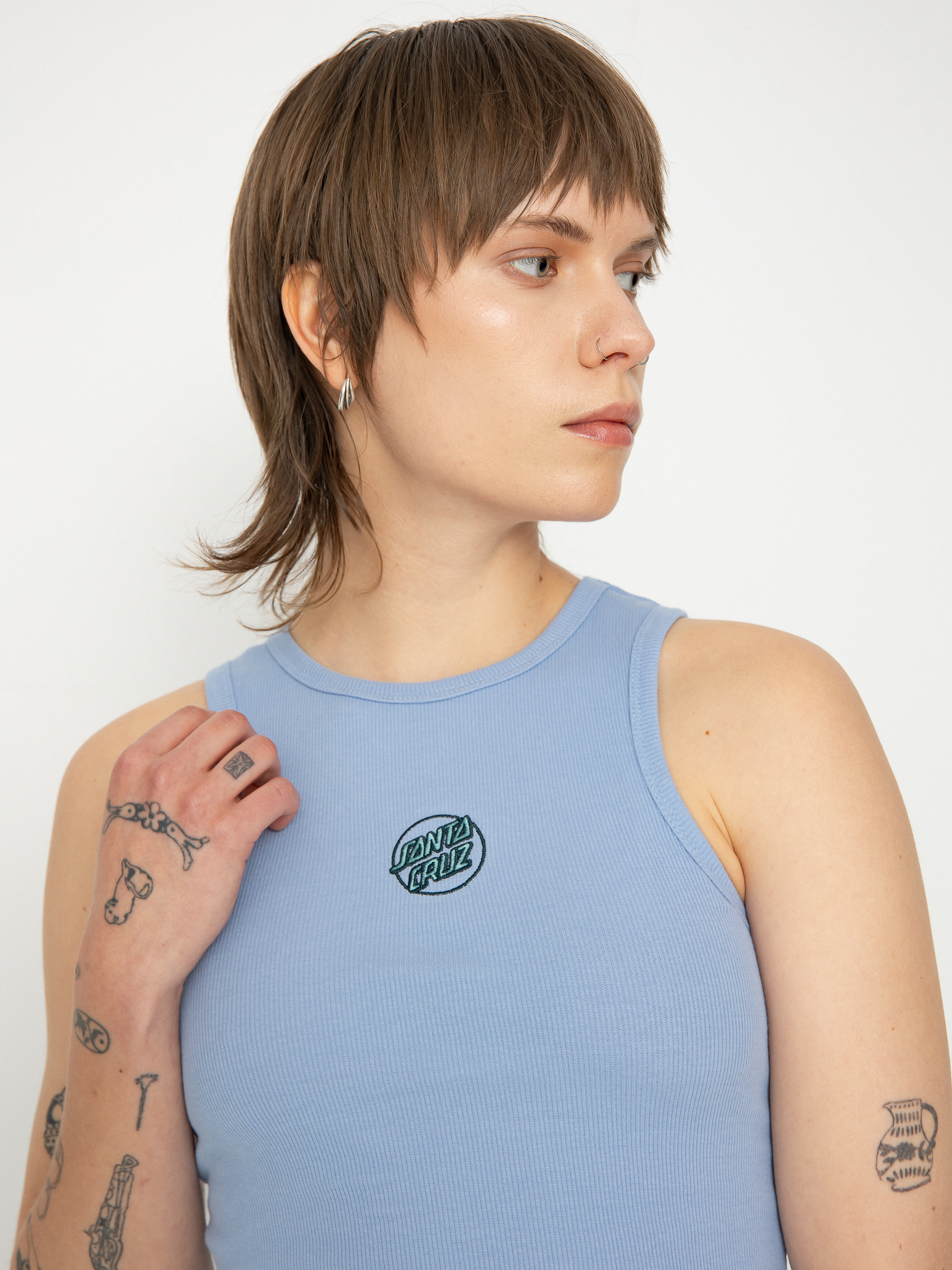 Tricou Santa Cruz Partial Dot Emb Wmn (hyacinth)