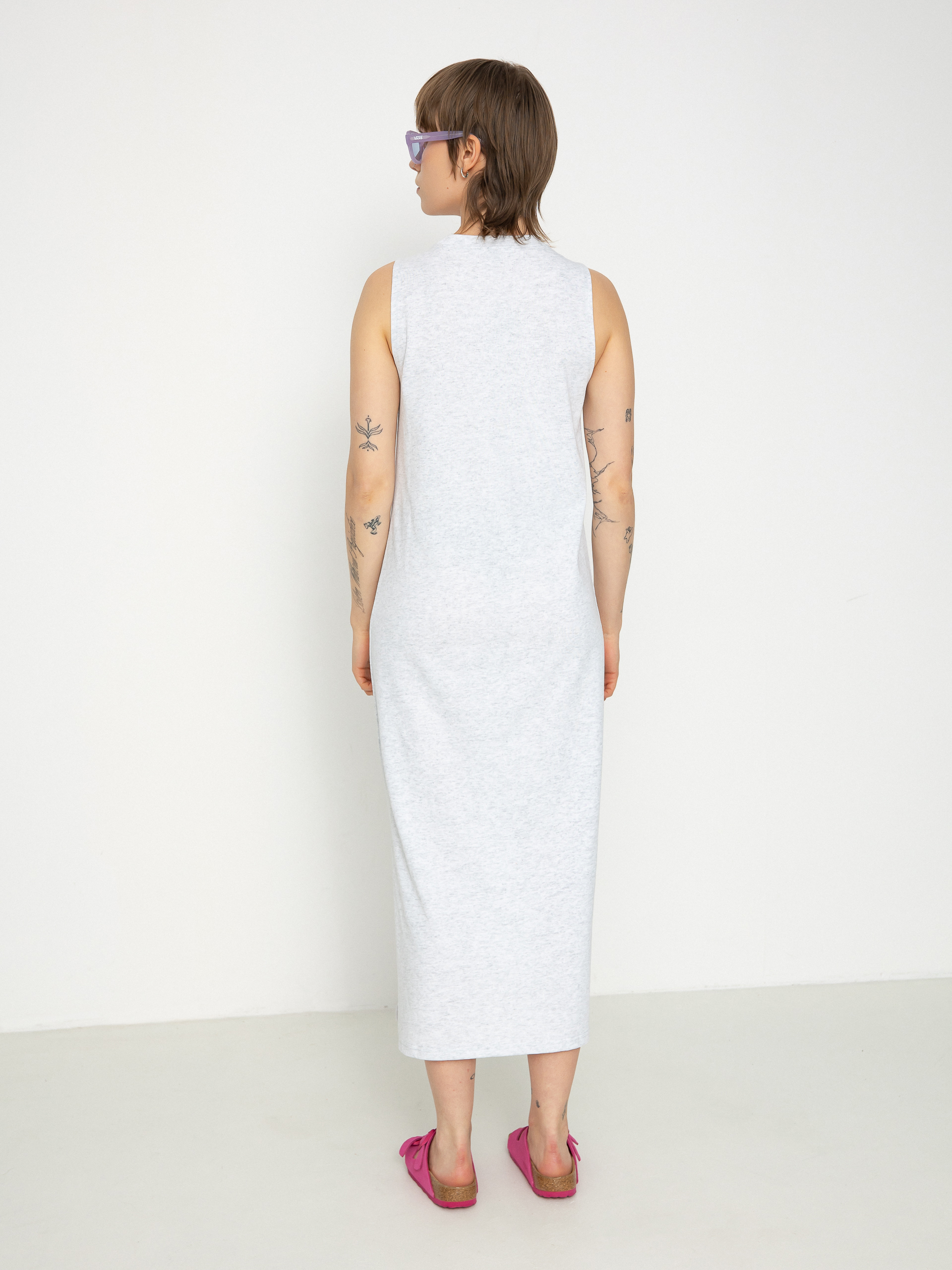 Fustă Vans Left Chest Maxi Wmn (light grey heather)