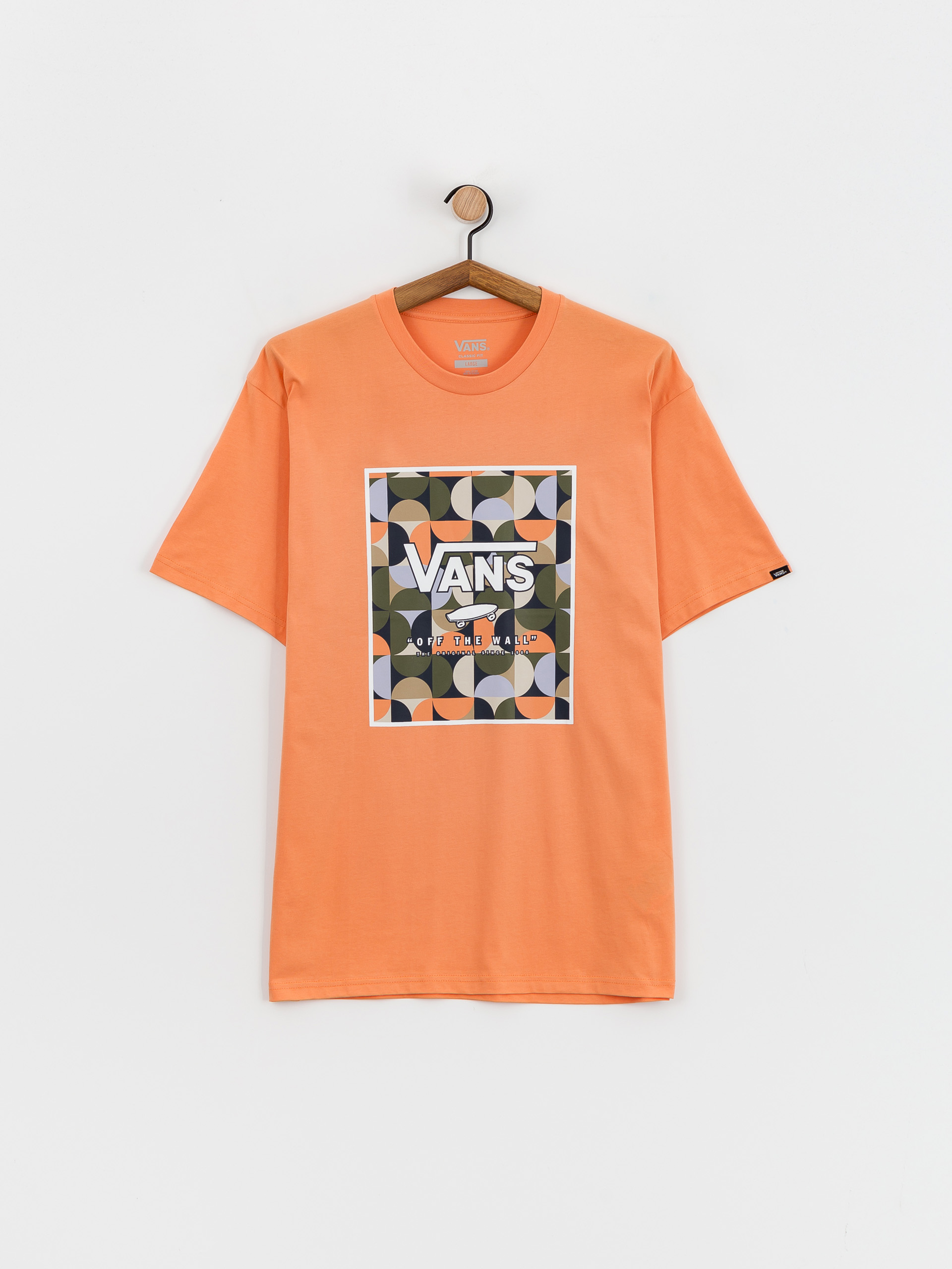 Cămașă Vans Classic Print Box (copper tan/white)