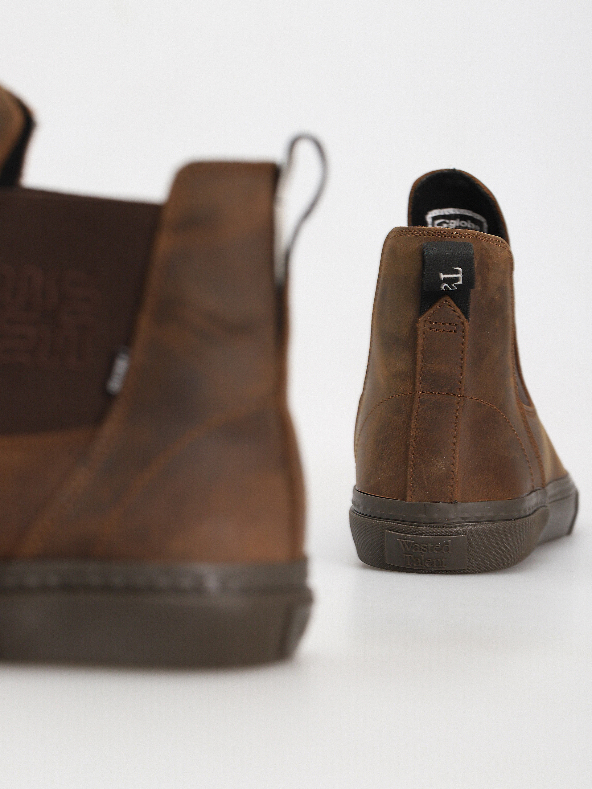 Pantofi Globe Dover II (dark brown/wasted talent)