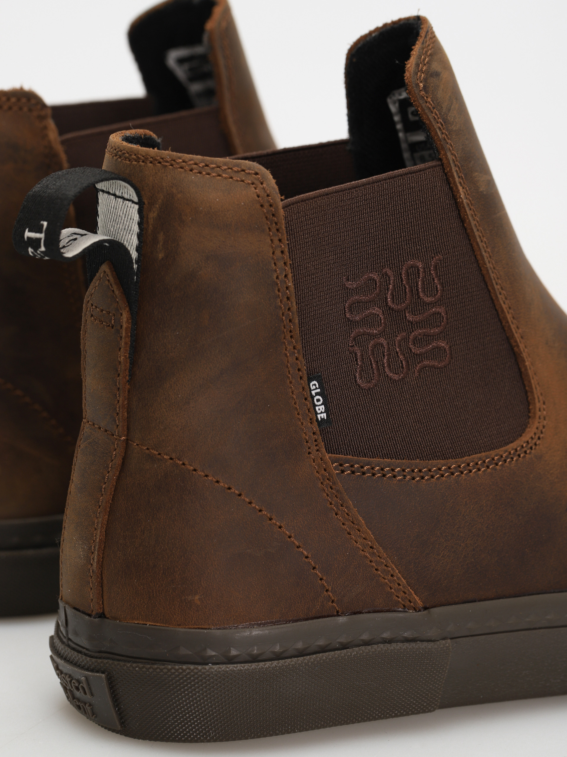 Pantofi Globe Dover II (dark brown/wasted talent)