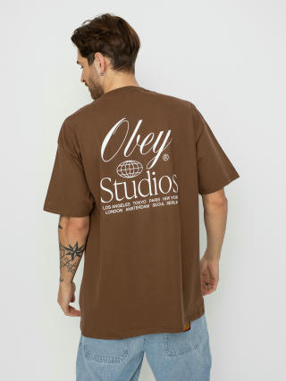 Tricou OBEY Studios Worldwide (silt)