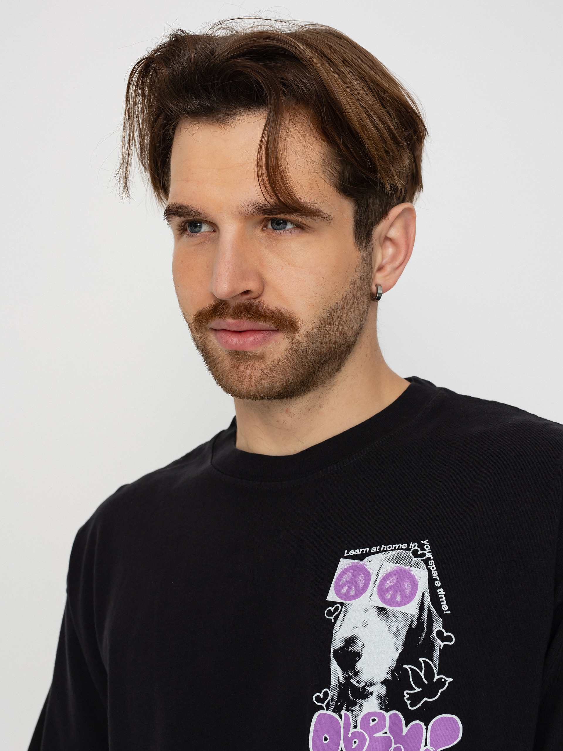 Tricou OBEY Peace Eyes (vintage black)