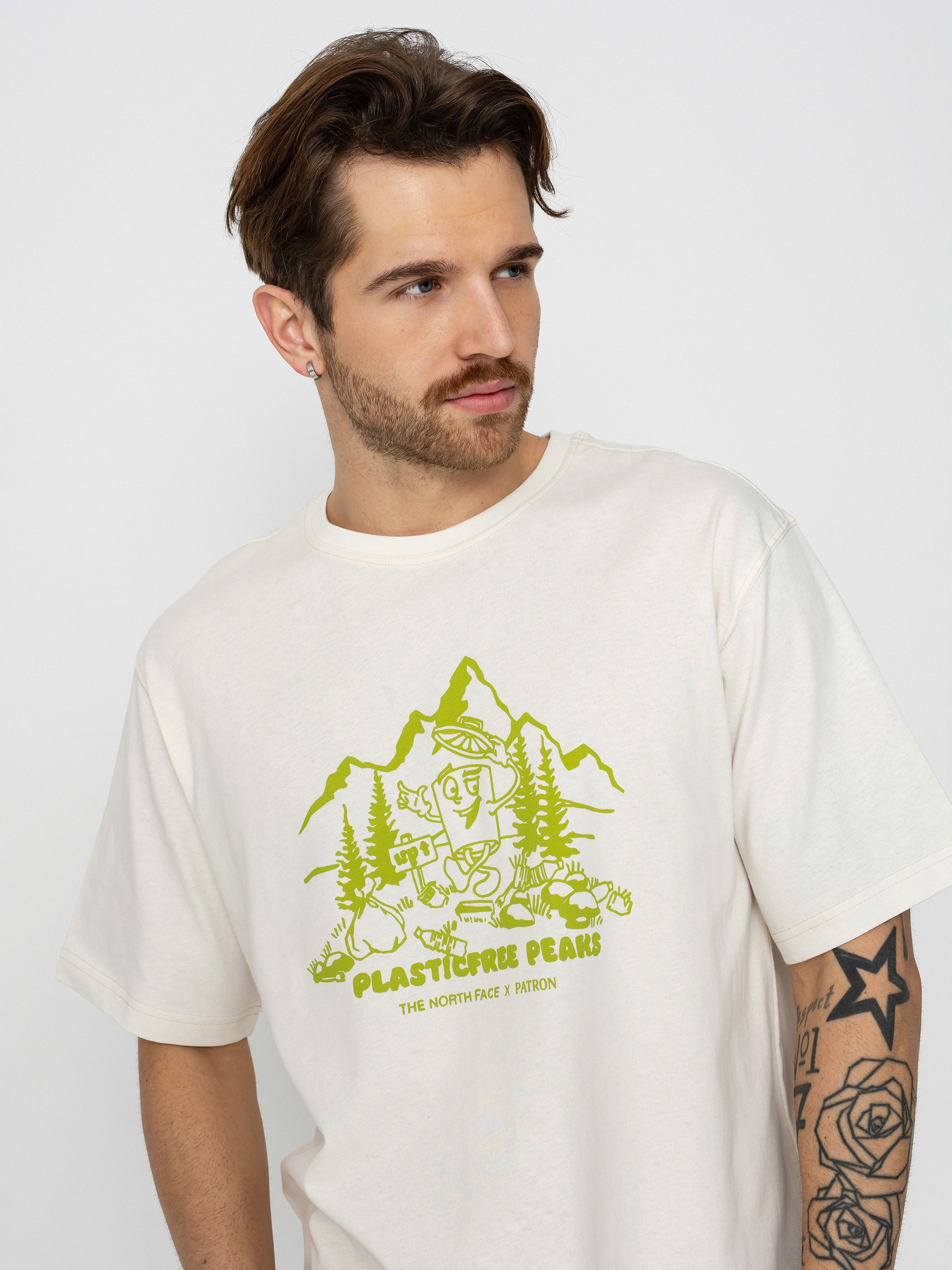 Tricou The North Face Nature (white dune)