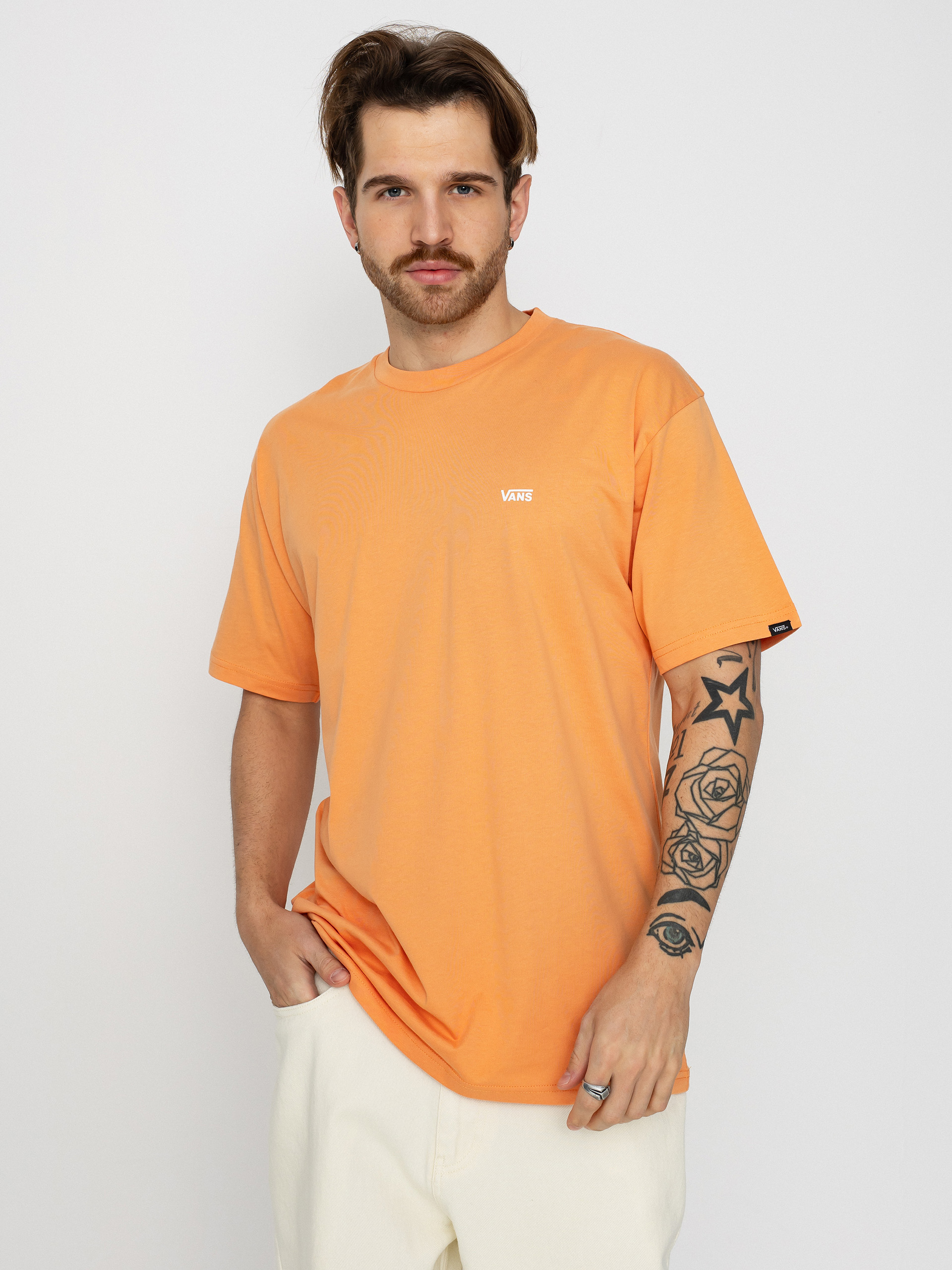 Tricou Vans Left Chest Logo (copper tan)