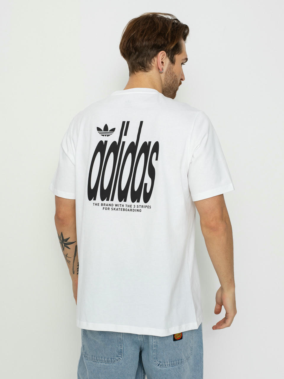 Tricou adidas 4.0 Stlogo (white/black)