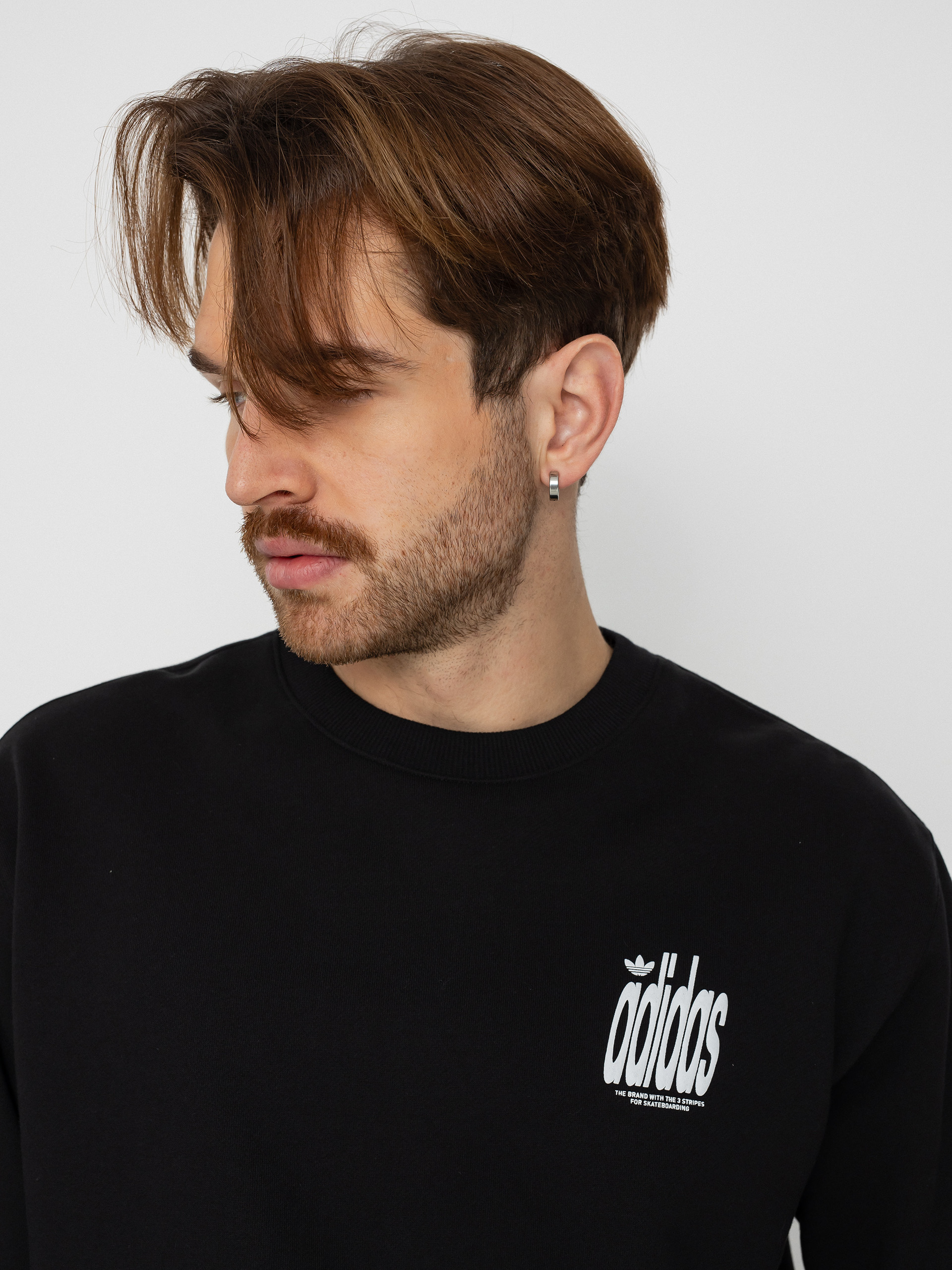 Hanorac adidas 4.0 Stretch Crew (black/white)